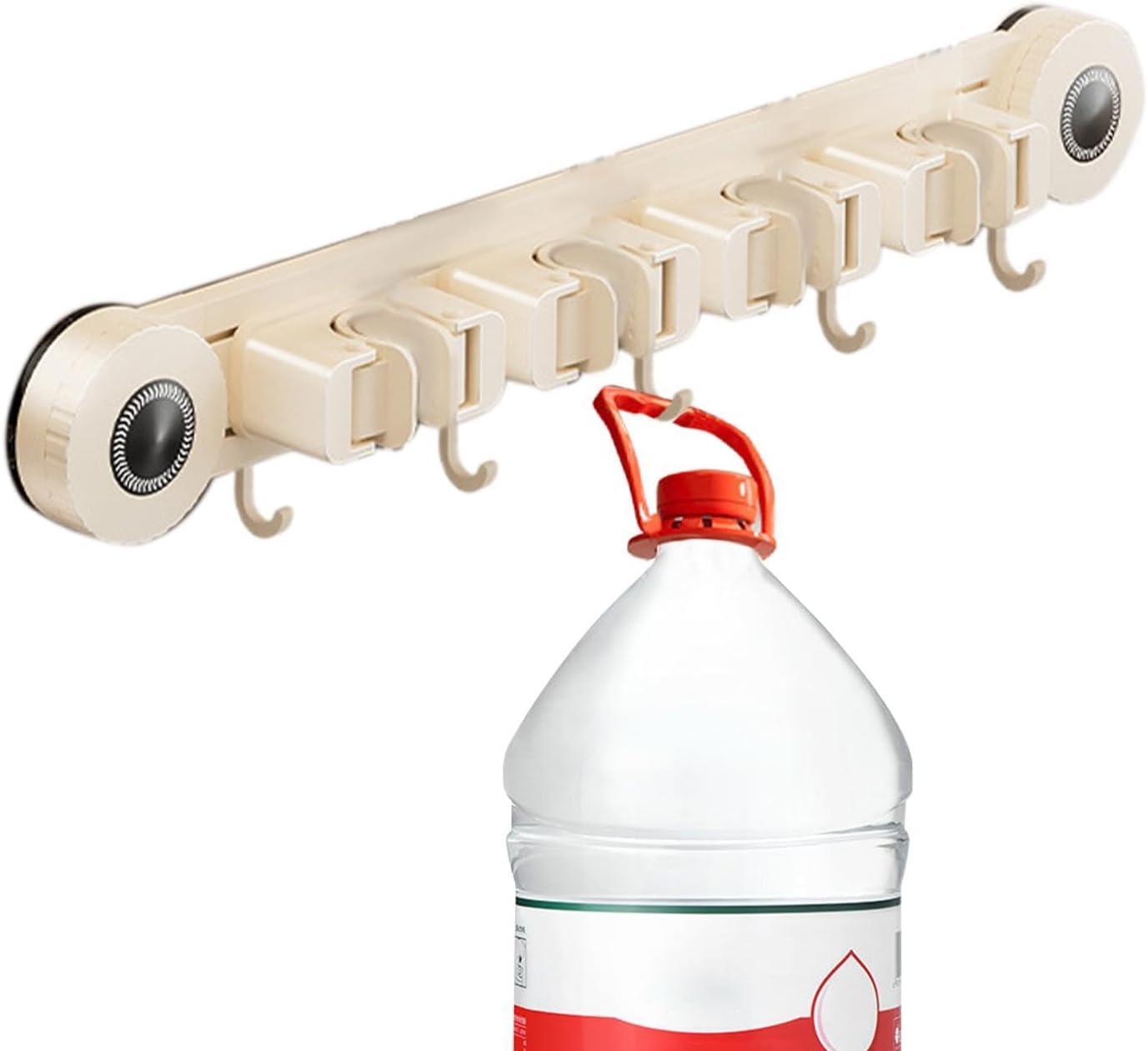 Support Serpillère Mural | Rack Mural Utilitaire Ventouse Robuste Et Antirouille - Organisateur D'Outils De Nettoyage Domestique - Pour Maison, Bureau, Appartement, Chambre, Salon Et Salle De Bain