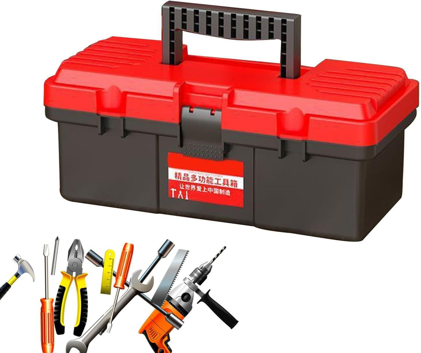 GENERIC Petite Boîte à Outils | Poignée Robuste Facile D'accès Pour La Maison, Le Bureau, L'atelier, Le Garage, Les Voyages