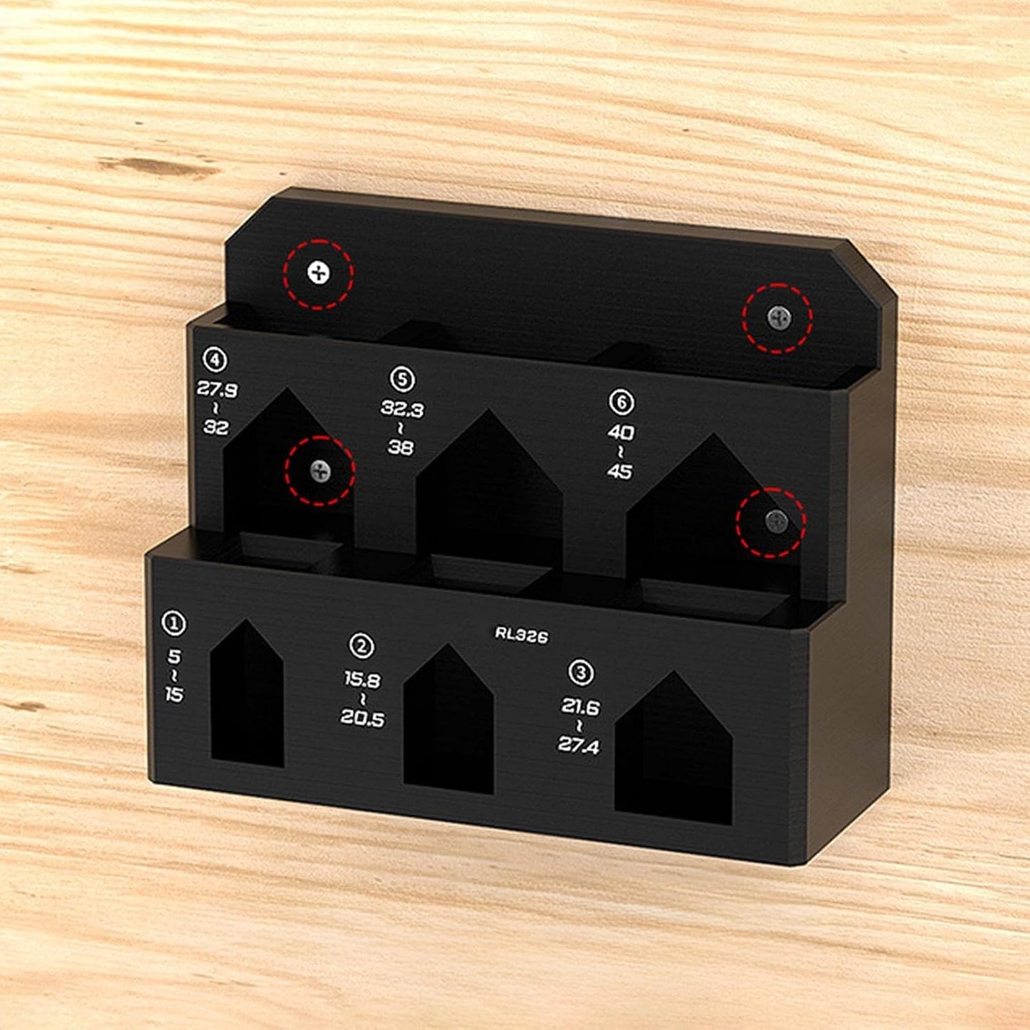 Générique Rack De Rangement Mural à Pinces - Support Mural 6 Emplacements Pour Vélo Et établi | Support à Pinces à Faible Encombrement,pour Garage Atelier Abri Maison