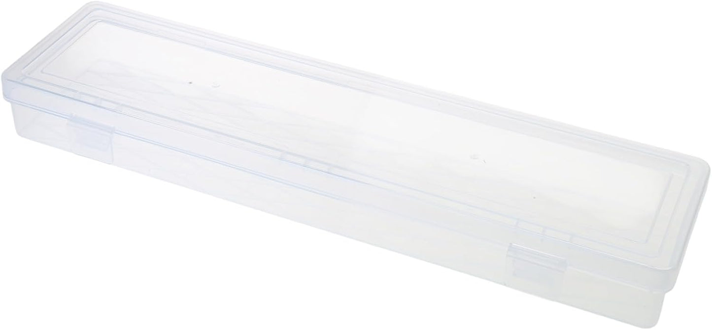  Boîte à Outils De 35,6 Cm Avec Couvercles Transparents Et Organiseurs De Pièces Spacieuses - Rectangulaire - Transparent - Long étui Pour La Maison Et L'atelier