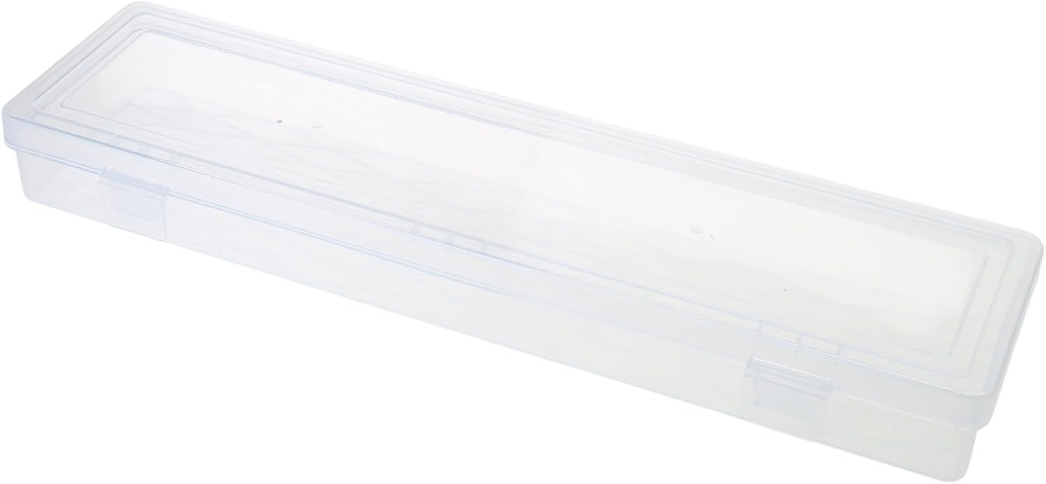  Boîte à Outils De 35,6 Cm Avec Couvercles Transparents Et Organiseurs De Pièces Spacieuses - Rectangulaire - Transparent - Long étui Pour La Maison Et L'atelier