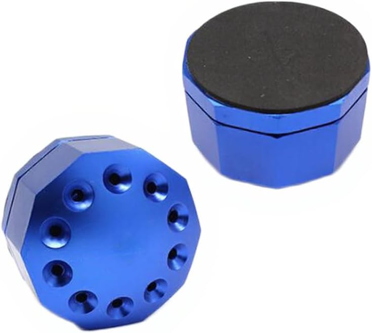  Support De Tournevis En Alliage D'aluminium Avec Base Rotative à 360 Degrés Pour Un Rangement Organisé En Atelier Et Stabilité Antidérapante Ou Options Rouges Pour Outils De Garage (bleu)
