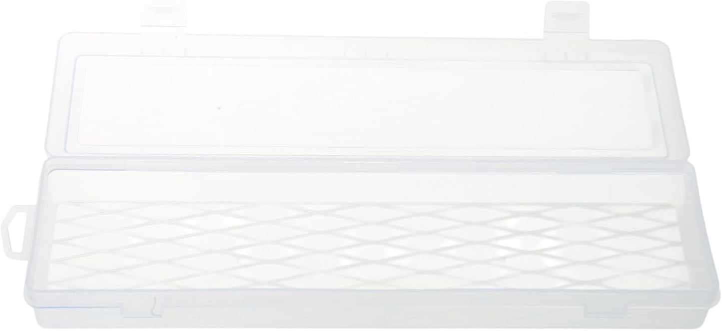  Boîte à Outils De 35,6 Cm Avec Couvercles Transparents Et Organiseurs De Pièces Spacieuses - Rectangulaire - Transparent - Long étui Pour La Maison Et L'atelier