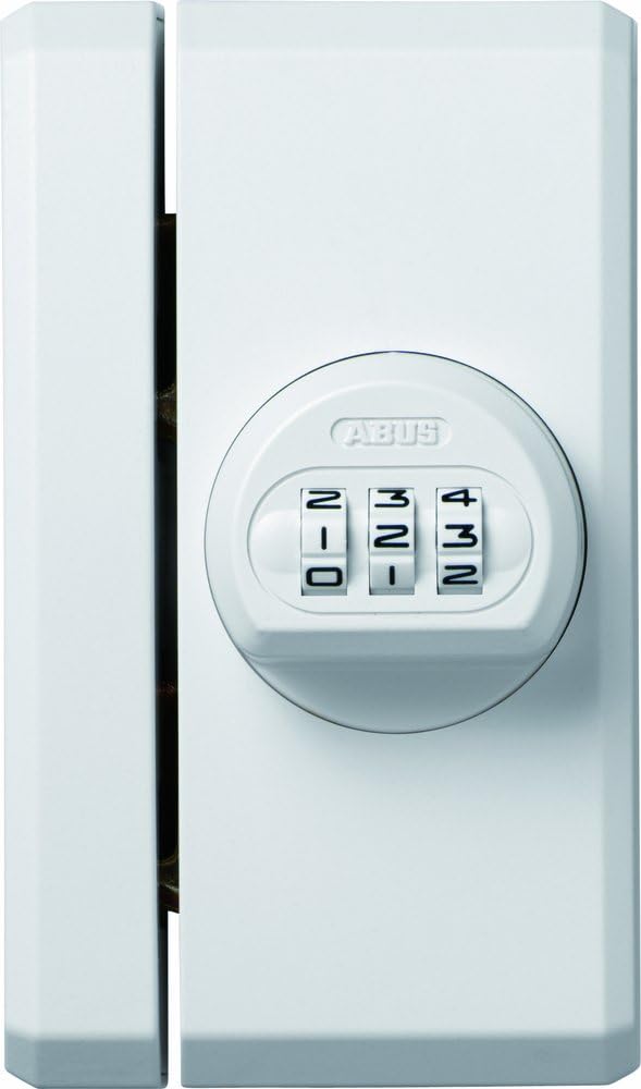  ABUS FTS106 Additional Window Lock - Window Lock With Digital Code Individually Adjustable - Security Level 10 - 26118 - White