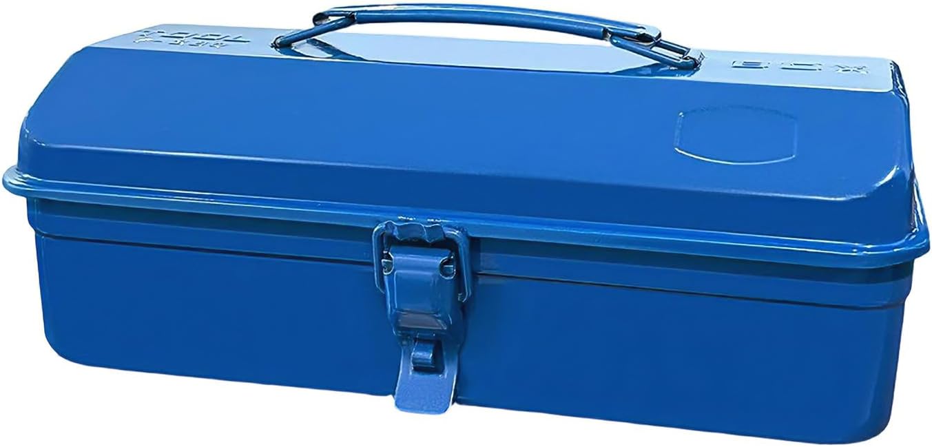  Coffre à Outils En Fer Avec Poignée Ergonomique De Grande Capacité, Boîte à Outils En Métal Robuste Avec Poignée, étui De Rangement Portable Pour L'organisation Des Outils