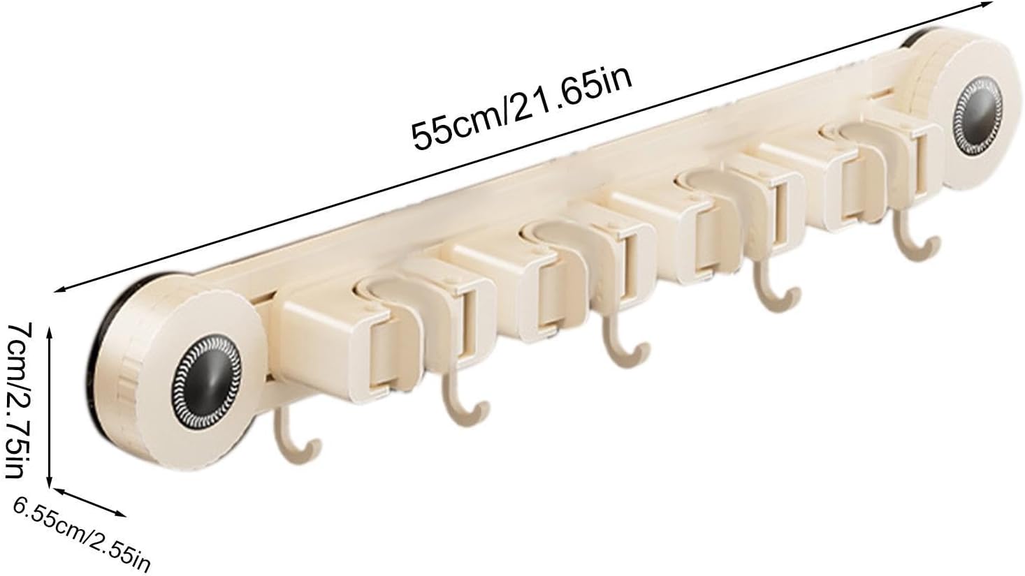  Support Pour Balais Et Serpillères | Support Renforcé Robuste Et Inoxydable | Organisateur Mural Pour Serpillère Et Outils | Pour Maison, Bureau, Appartement, Chambre, Salon Et Salle De Bain