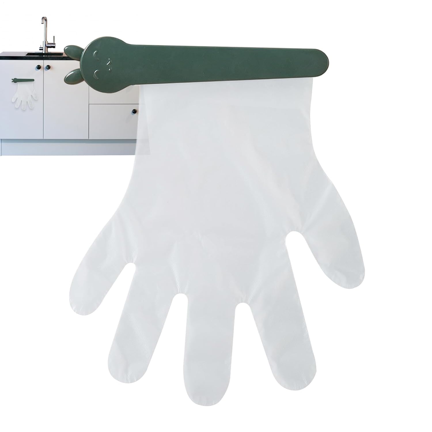  Porte-Gants Mural,Organisateur De Boîte à Gants | Clip Design Avec Adhésif Pour Cuisine, Placard, Garage, Bureau, Restaurant Ou Laboratoire