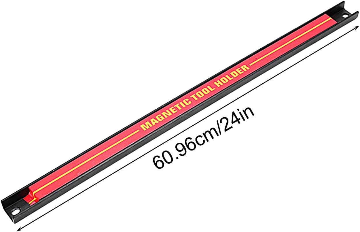  Porte-outils Magnétique - Barre Magnétique Pour Outils - Support Mural Magnétique De Grande Capacité - Barre D'outils En Métal Pour Atelier, Maison, Organisateur D'outils Peu Encombrant