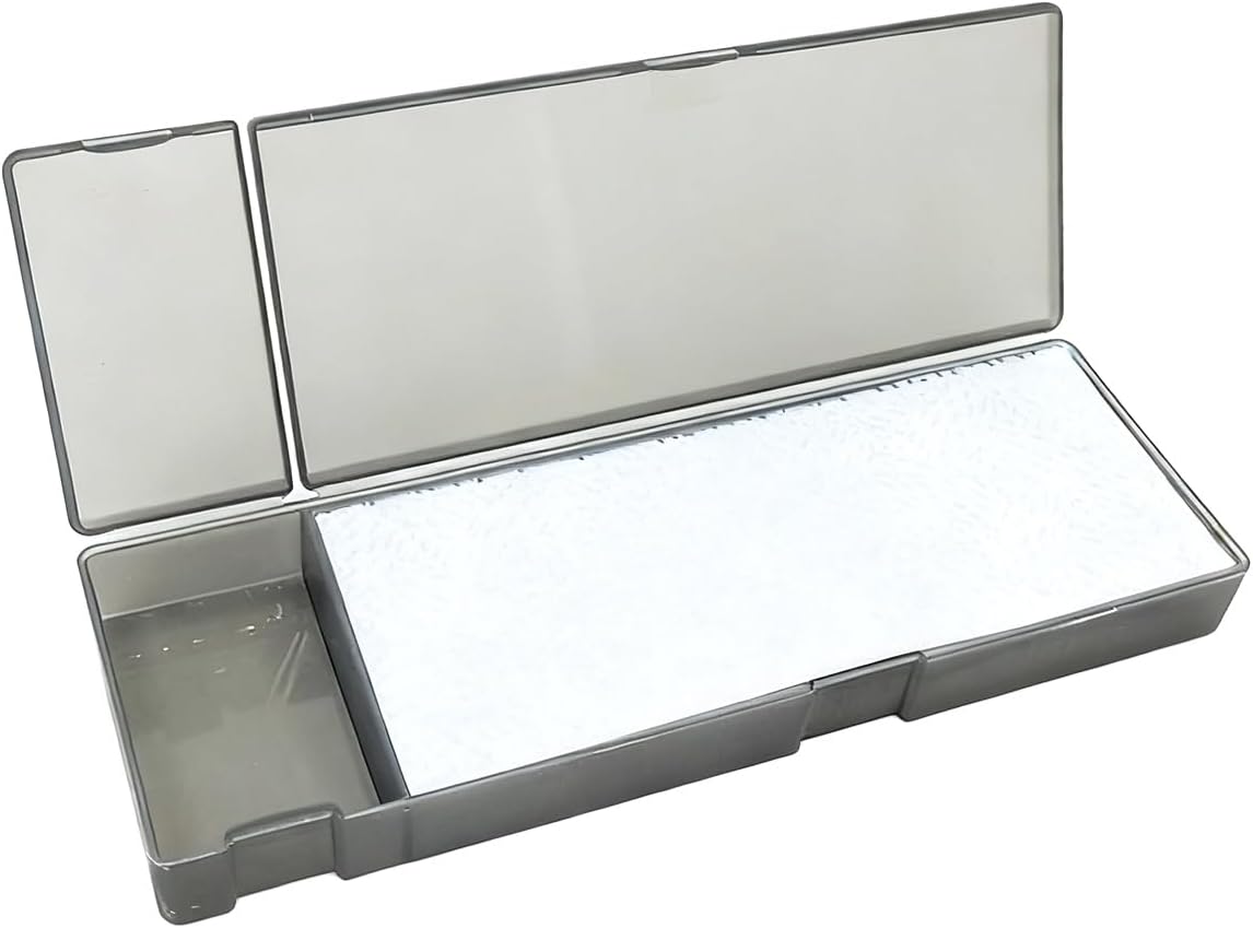  Porte-plateau Portable Pour Peinture Acrylique Humide, Fournitures De Modélisme, Fournitures De Modélisme, Garder L'humidité à Base D'eau, Boîte De Rangement Pour Peinture D'artiste, Palette Pour