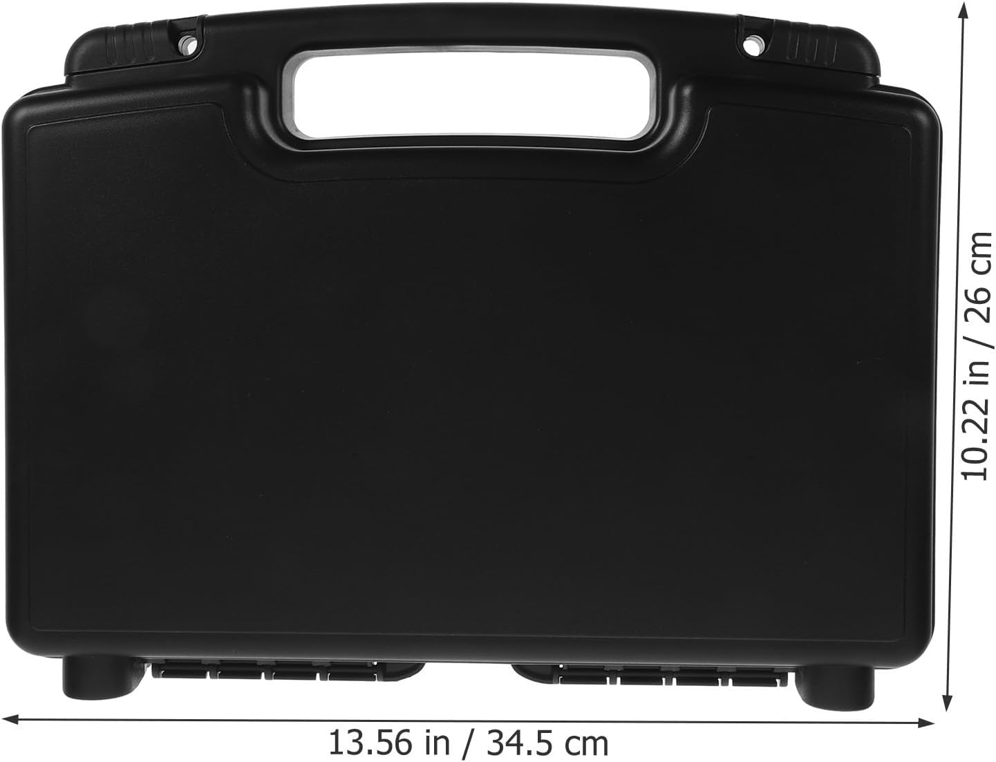  STOBAZA Boîte à Outils Portative Et Capacité De Charge En Plastique Noir Avec Mousse Intérieure, Haute Rigidité Pour Entretien Automobile Et Navigation