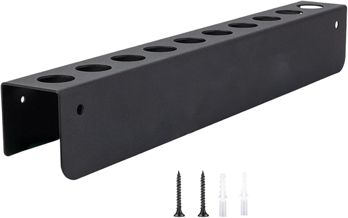  Support Mural Pour Brosse De Détail, Avec 10 Trous, Pour Garage, Atelier, Rangement En Acier Au Carbone Pour Garder Les Outils Propres Et Accessibles