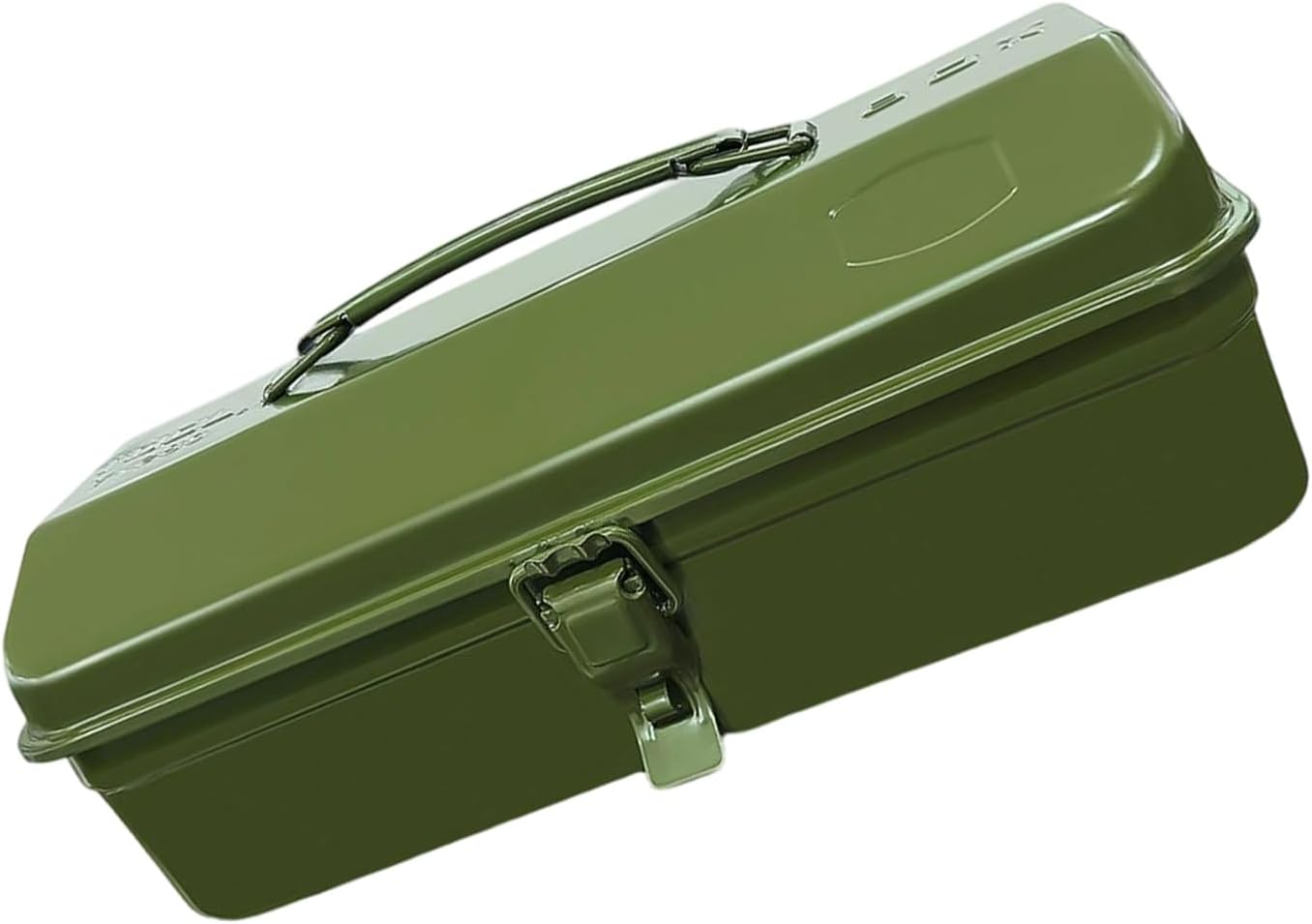  Coffre à Outils En Fer Avec Poignée Ergonomique De Grande Capacité, Boîte à Outils En Métal Robuste Avec Poignée, étui De Rangement Portable Pour L'organisation Des Outils