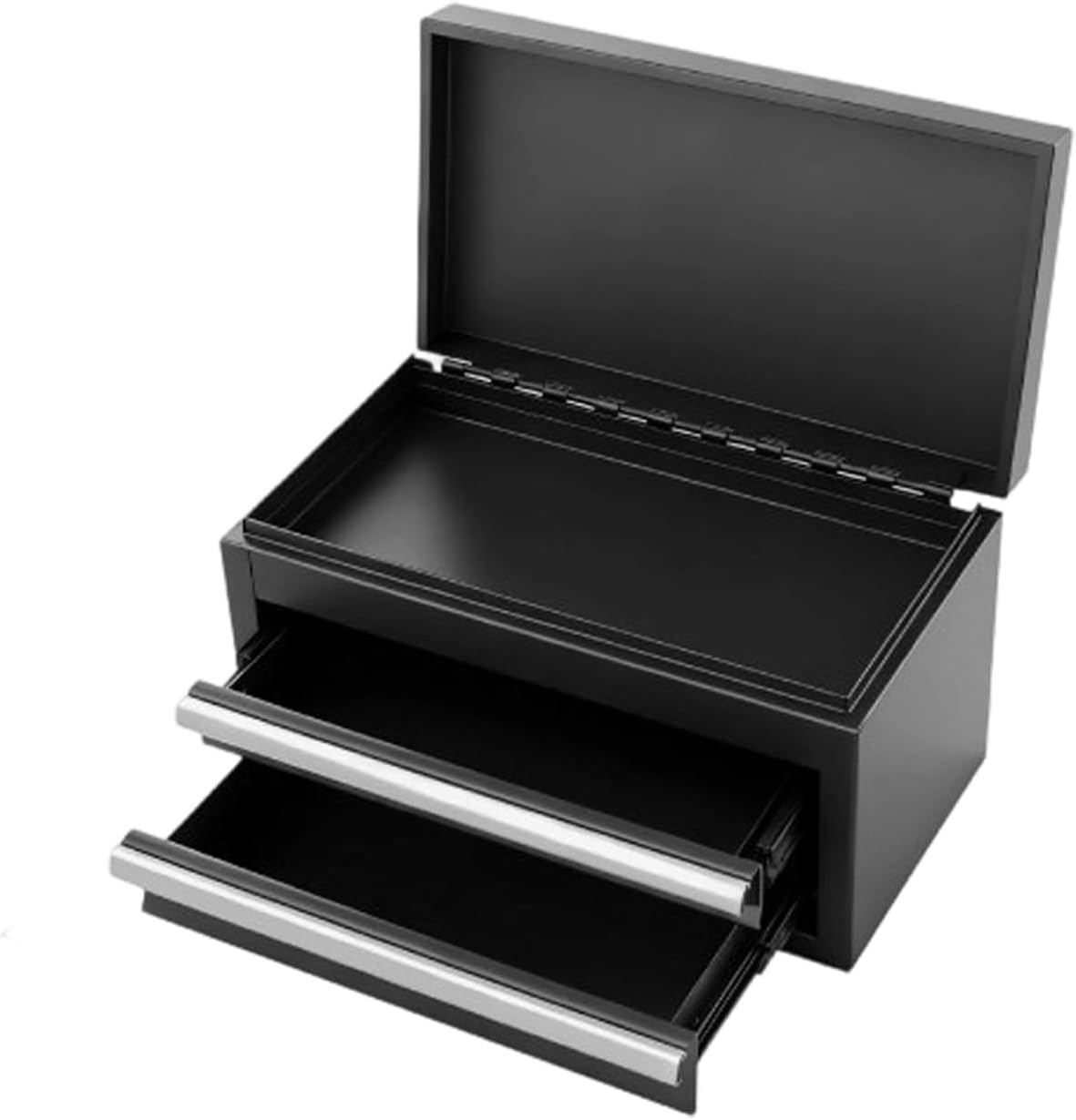  Boîte à Outils Compacte En Acier à 2 Couches Avec Séparateurs Amovibles Et Glissières Lisses En Métal étanche