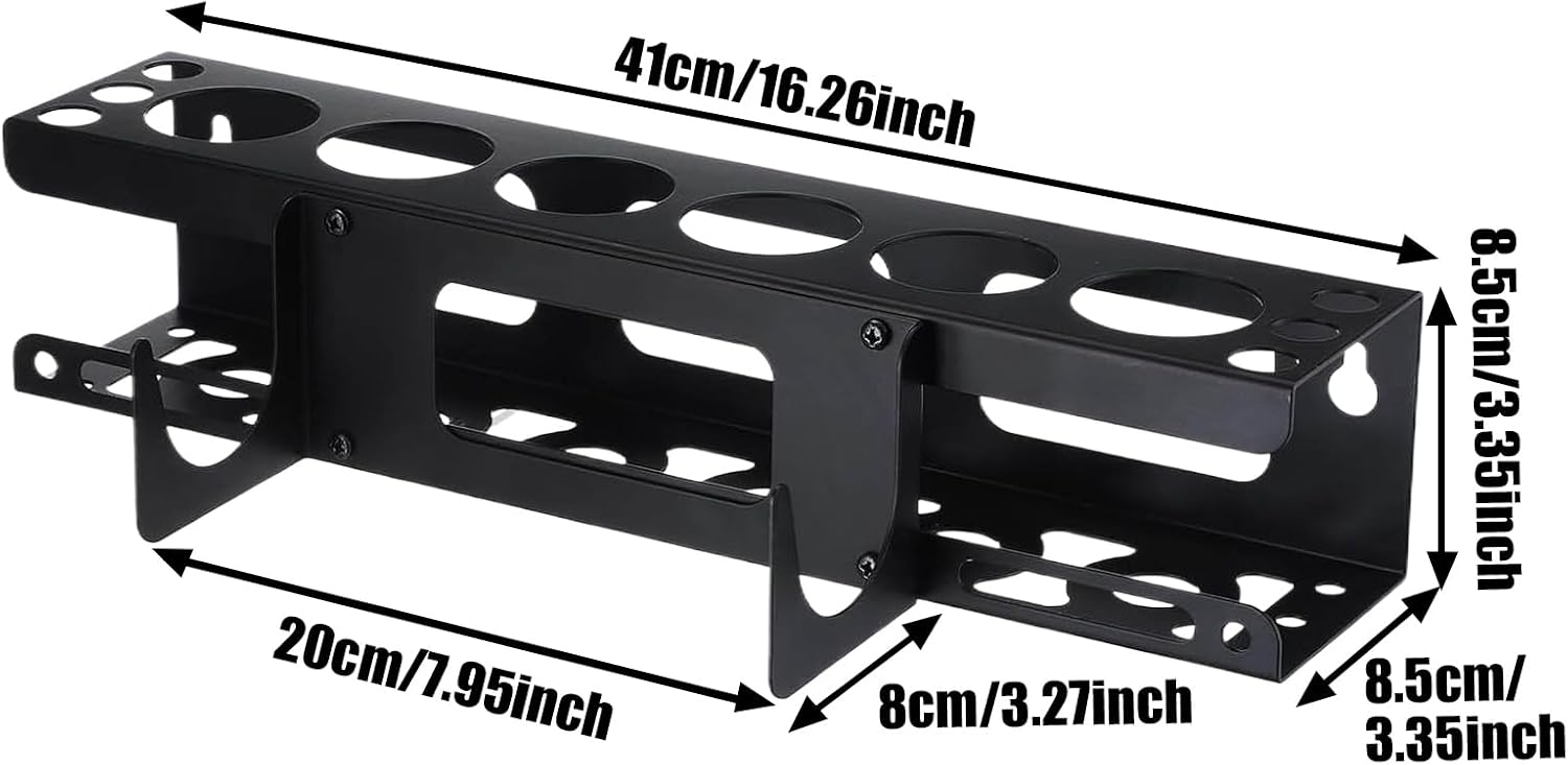  Rack De Support De Tube De Calfeutrage, Support Mural De Service Robuste, Organisateur De Stockage De Calfeutrage à Main Durable Pour Les Travailleurs De La Construction Renovateurs Personnel D'entret