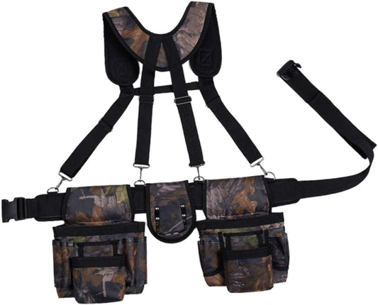  Ceinture Porte Outils Sacoche Professionnelle Organisateur De Mécanicien Pochette De Travail Du Bois Avec Sangle Réglable Approprié Pour Mécaniciens, Multi