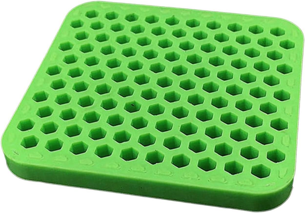  Compact Parts Organiseur De Matériel En Silicone 10,9 X 10,3 X 1 Cm Boîte à Outils Avec Disposition Segmentée, Système De Support D'outils, Style De Design Antidérapant, Rangement De Fixation