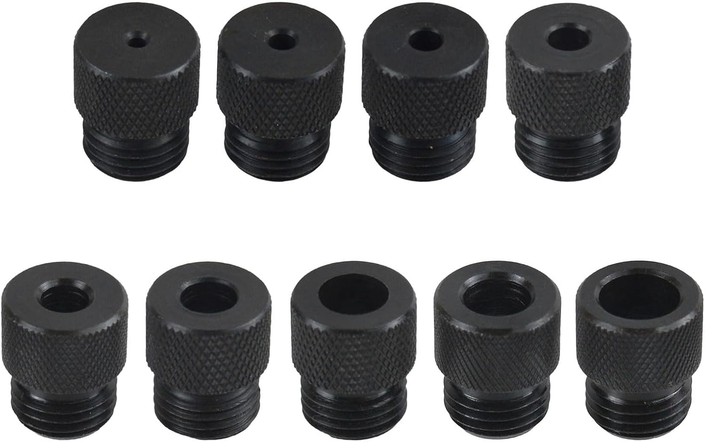  Lot De 6 Bagues De Guidage En Acier Au Carbone De Qualité Supérieure Pour Perçage De Trous De 2 à 10 Mm Dans Les Projets En Bois, Métal, Outils De Travail Des Métaux