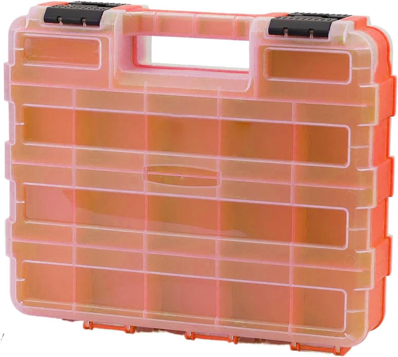 GENERIC Adorable Organisateur D'outils, Boîte De Rangement Compacte, Mini Organisateur D'ongles, Boîte De Rangement Avec Petits Accessoires, Boîte D'artisanat Pour Fournitures De Loisirs, Couvercle