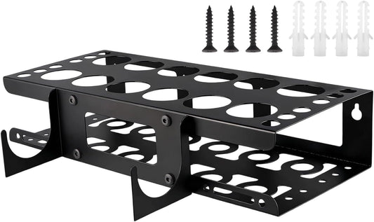  Support De Rangement, 12 Emplacements à Fixation Murale, étagère De Garage, Organisateur D'outils D'atelier, Conteneur De Salon, Dortoir, étagère Utilitaire à Domicile Pour Atelier, Salon, Dortoir