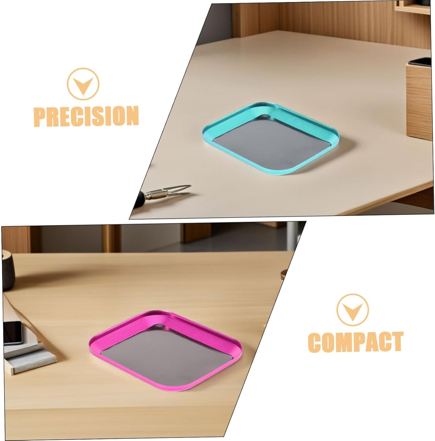  Housoutil 2pièces Plateaux Magnétiques Pour Vis Réparation Électronique Lot De Plateaux à Vis Magnétiques Support Pour Petites Et Boulons