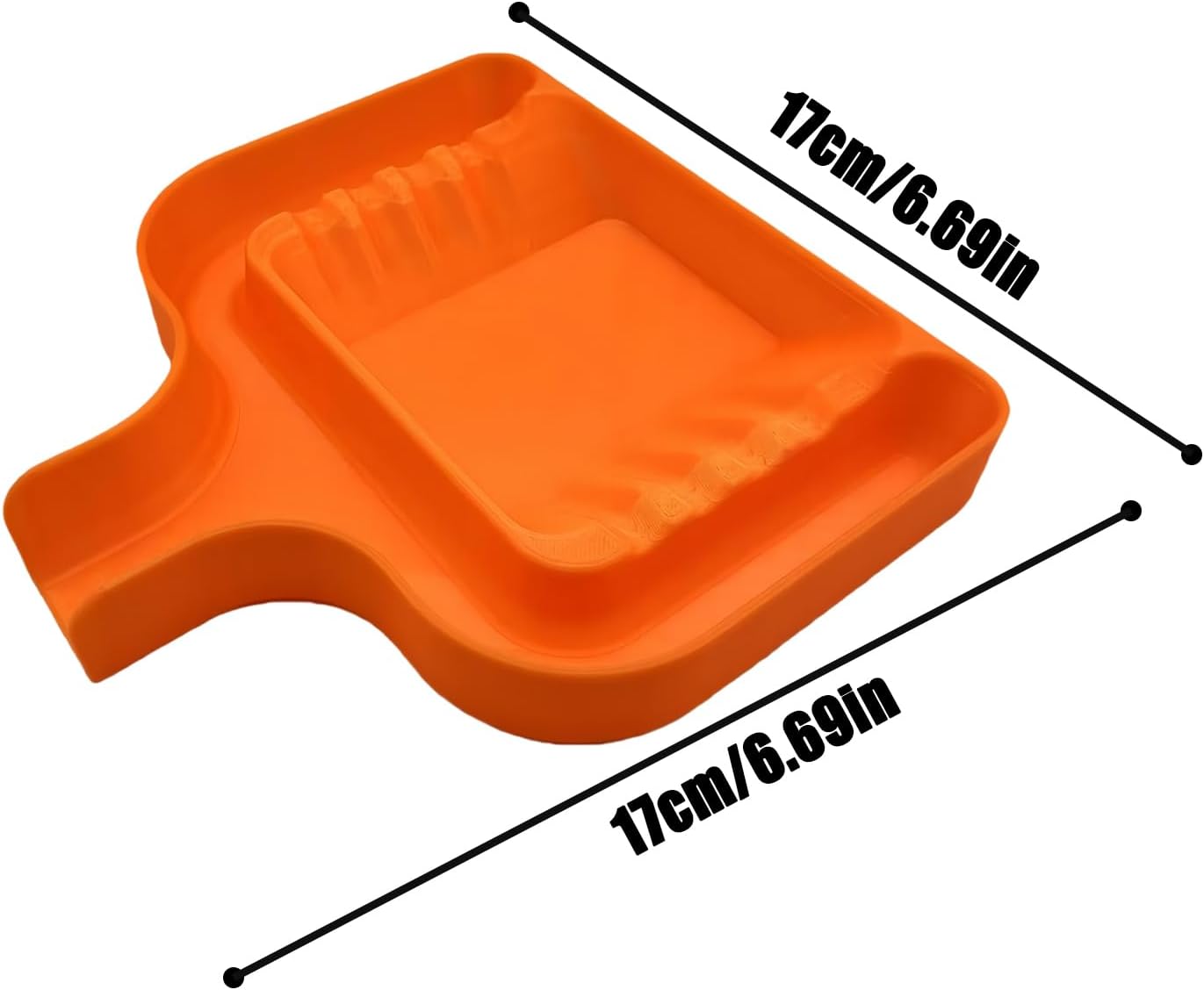  Plateau De Tri Avec Entonnoir, Séparateur De Pièces Efficace Pour Rangement De Matériel, 17 X 17 Cm, Compact Et Empilable, Accessoires Pour Atelier, Boîtes à Outils, Garage, Magasin, Artisanat