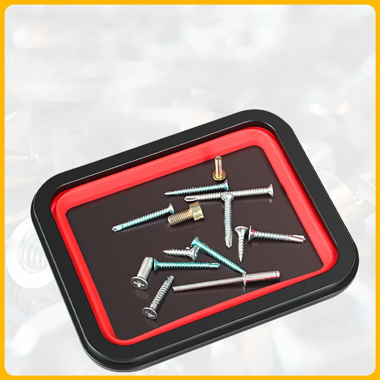  Plateau Magnétique, Lot De 3 Organiseurs De Pièces Magnétiques Pour Vis, écrous, Boulons, Plateau Porte-outils Pour Garage, établi, Réparation Automobile, Tri Du Matériel Et Tâches D'entretien Des