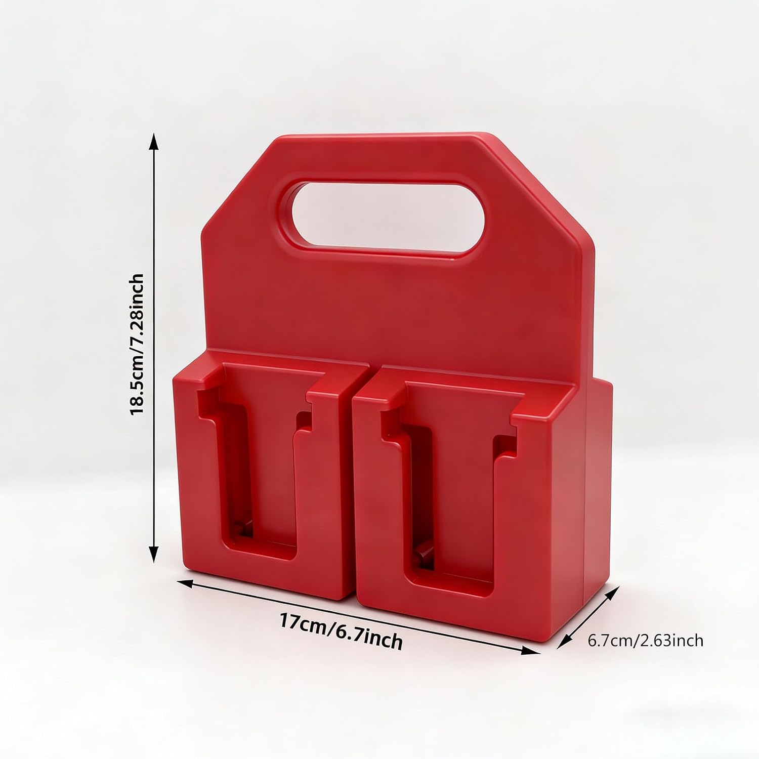  Support De Rangement De Batterie Avec Mécanisme De Verrouillage Pour Un Maintien Organisé Et Sécurisé Des Batteries D'outils 18 V
