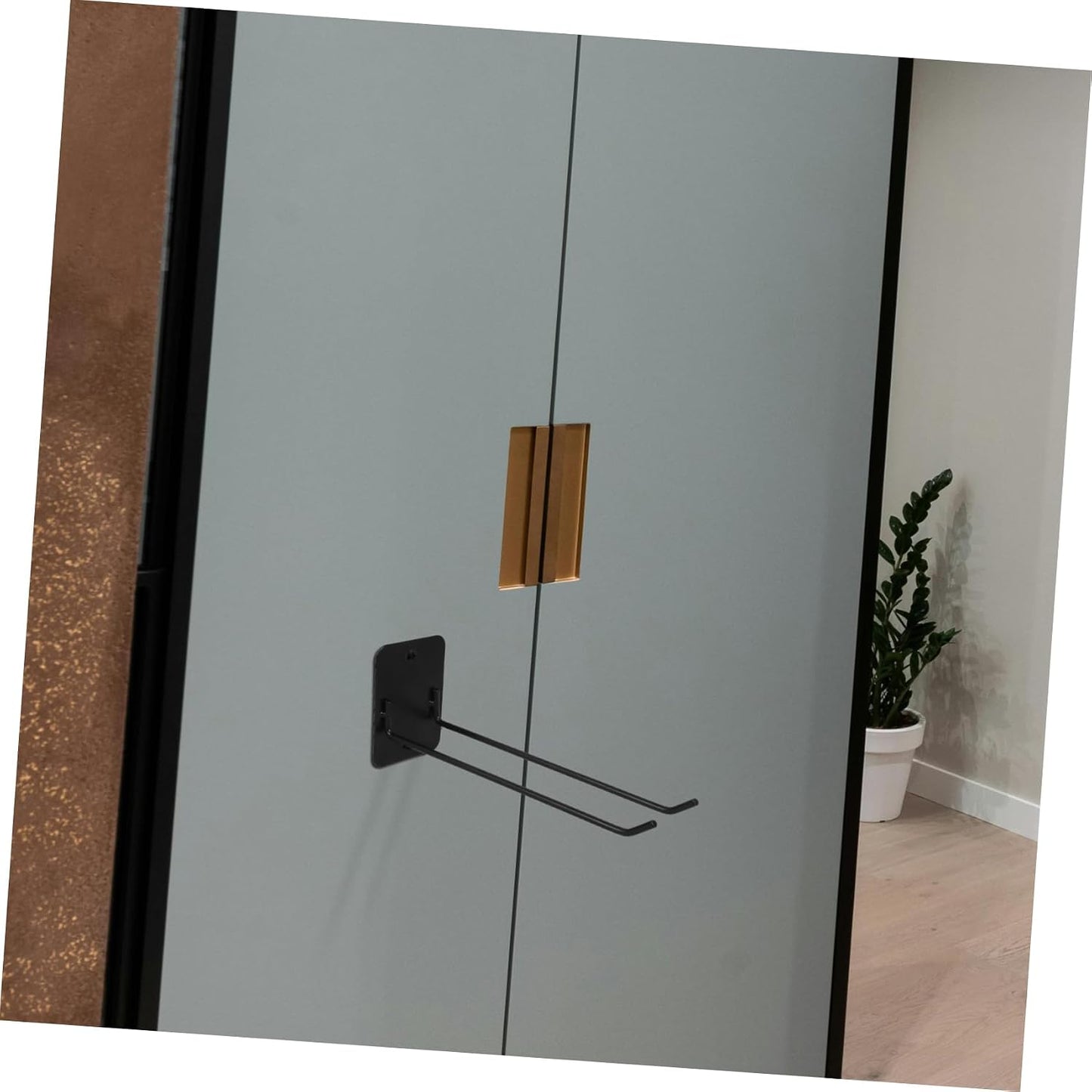  Ciieeo Lot De 2 Crochets Muraux En Fer Noir Pour Garage Cuisine, Organisateur De Balai Robuste Et Multifonctionnel, Pour Pelles Et Balais