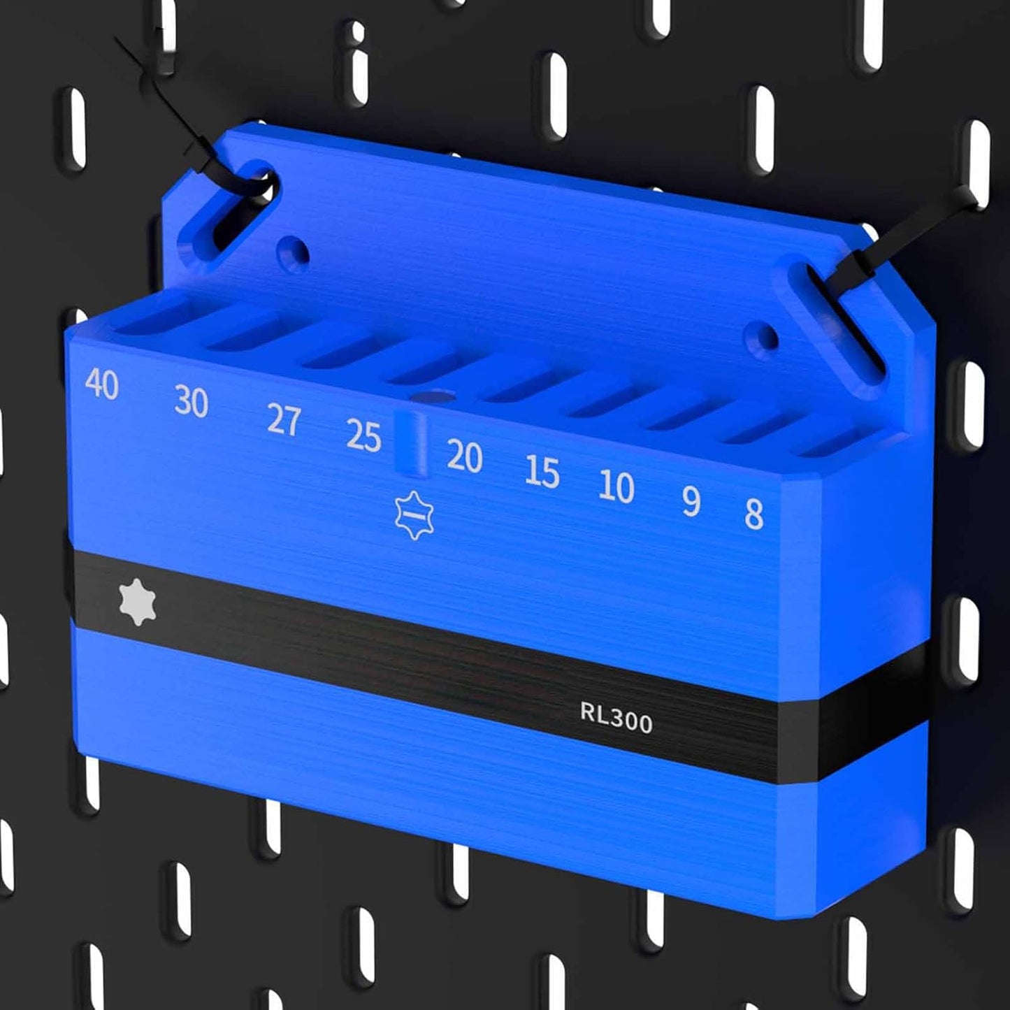  L'Organisateur De Clés Magnétique - Porte-Outil Magnétique - Organisateur De Rangement Pour Outils - Idéal Pour La Réparation De Vélo Avec Outil Hexagonal Dans Le Garage Ou Atelier Pour Organisation