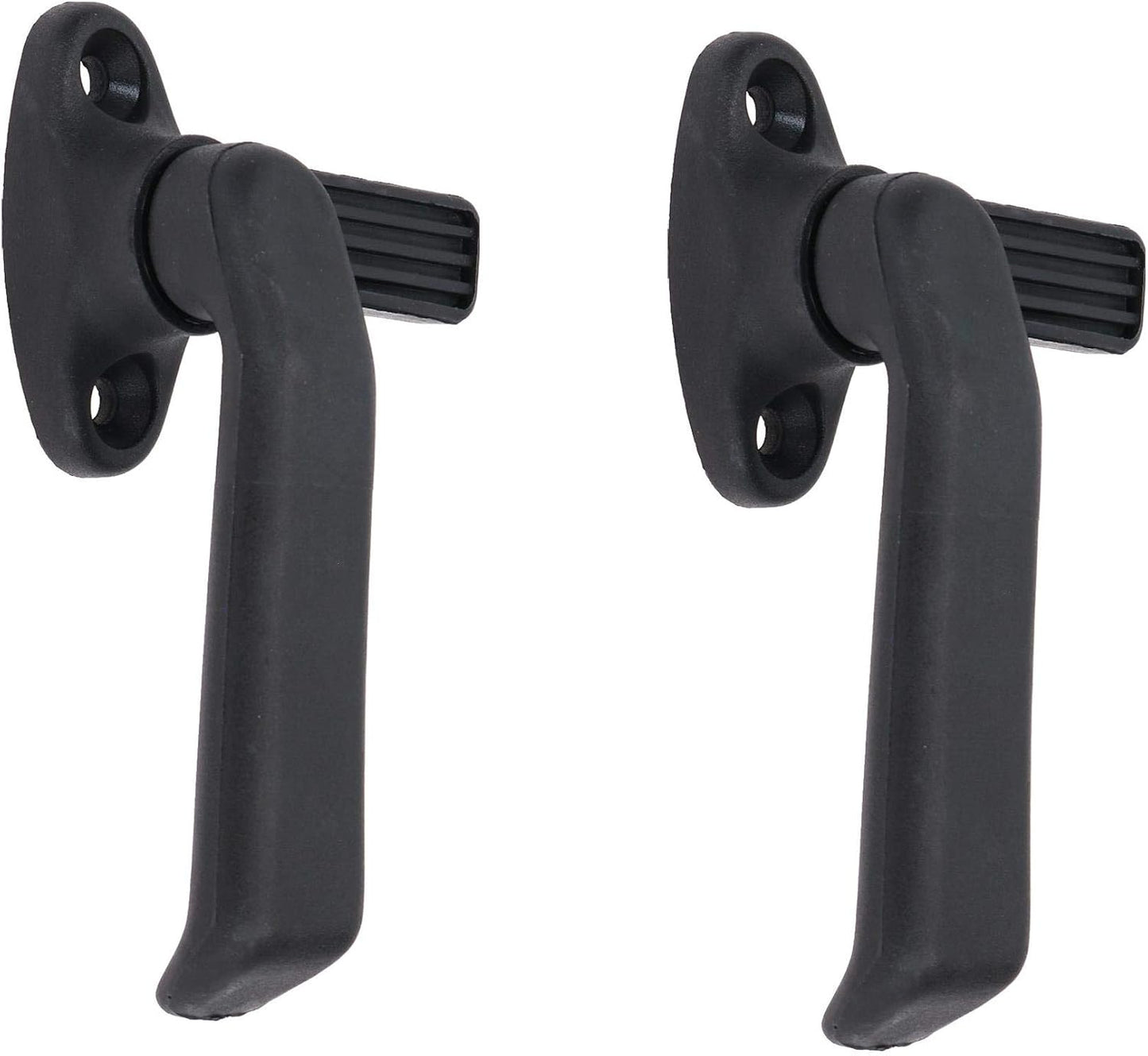  AB Tools Lot De 2 Loquets à Levier De Fenêtre Gauche En Polypropylène Noir