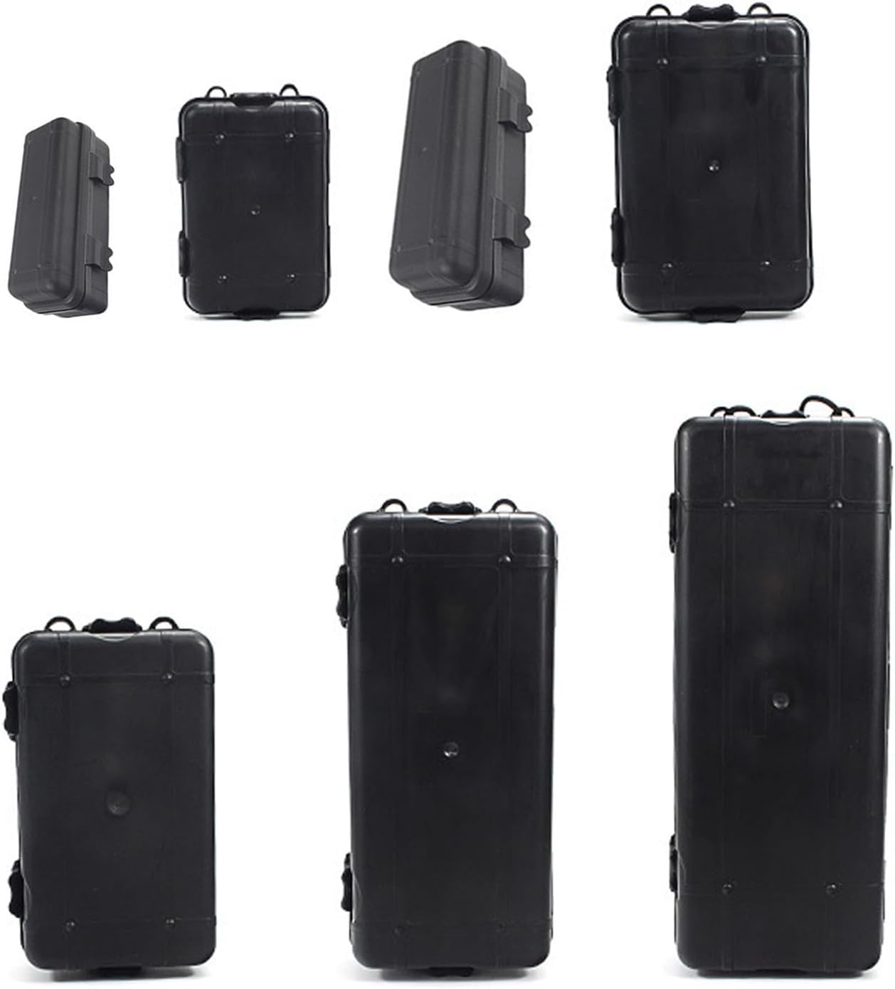  Mallette De Rangement Imperméable Pour Outils, Boîte De Lampe De Poche, Camping En Plein Air, Survie, Résistante Aux Chocs, Boîte De Rangement Scellée, équipement De Camping