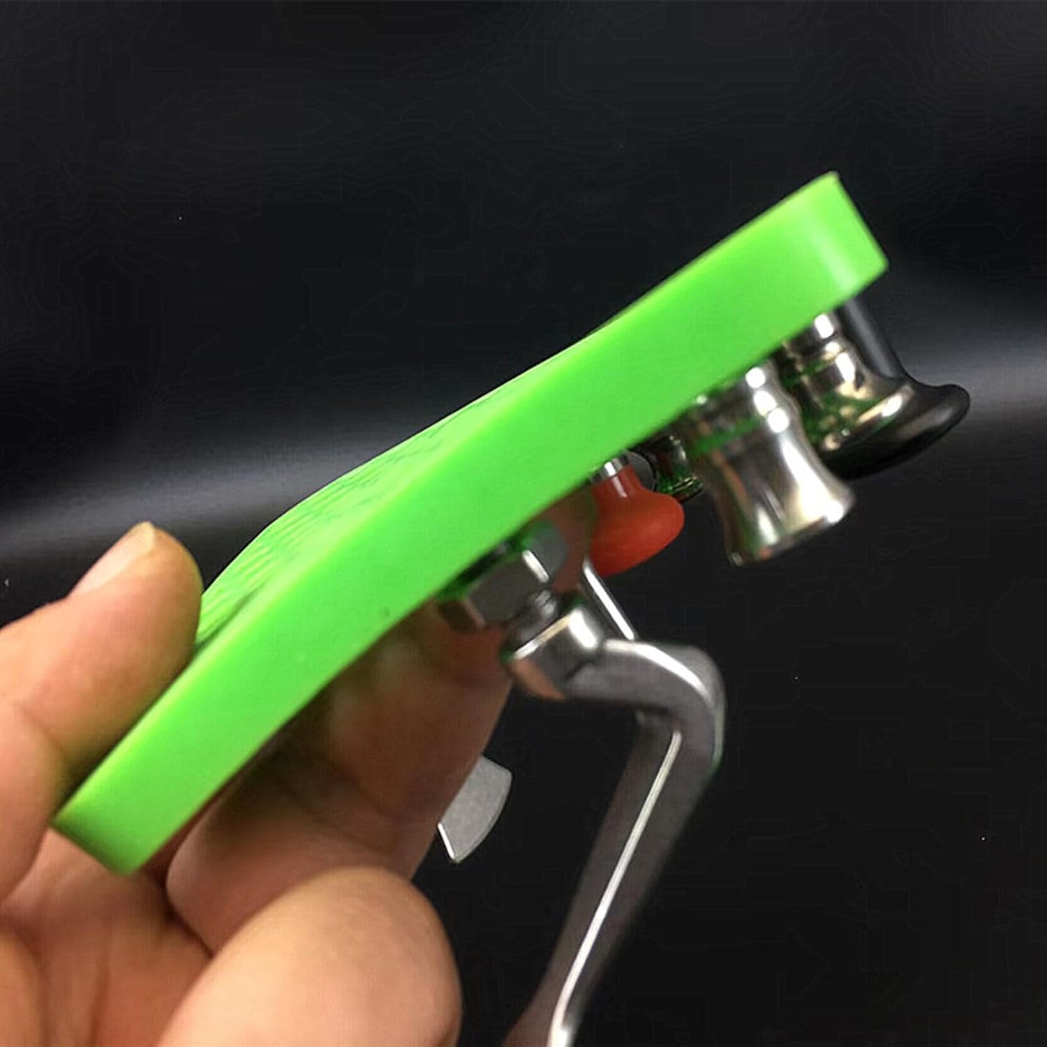  Compact Parts Organiseur De Matériel En Silicone 10,9 X 10,3 X 1 Cm Boîte à Outils Avec Disposition Segmentée, Système De Support D'outils, Style De Design Antidérapant, Rangement De Fixation