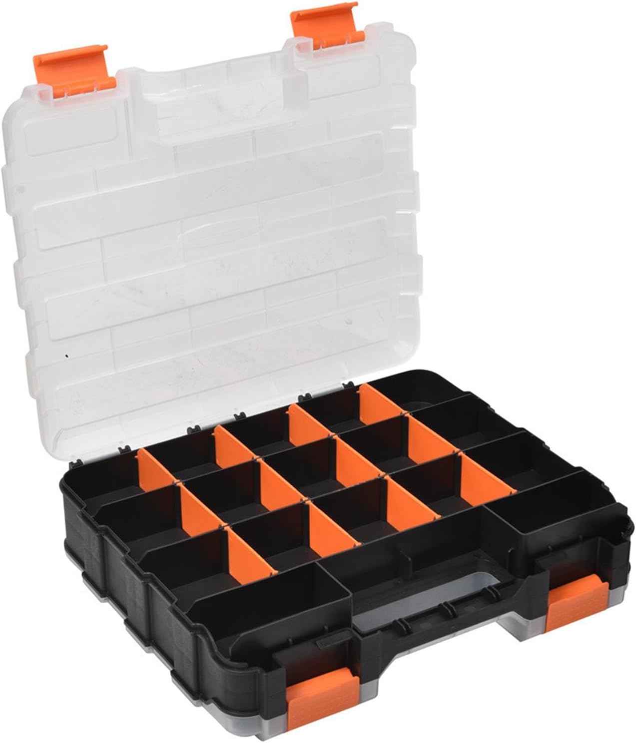 GENERIC Boîte De Rangement Pour Vis | Boîte De Rangement Pour Petites Pièces | Organiseur De Matériel, Boîte à Outils, Organisateur De Matériel De Petites Pièces, Récipient élastique Portable Pour Organiser