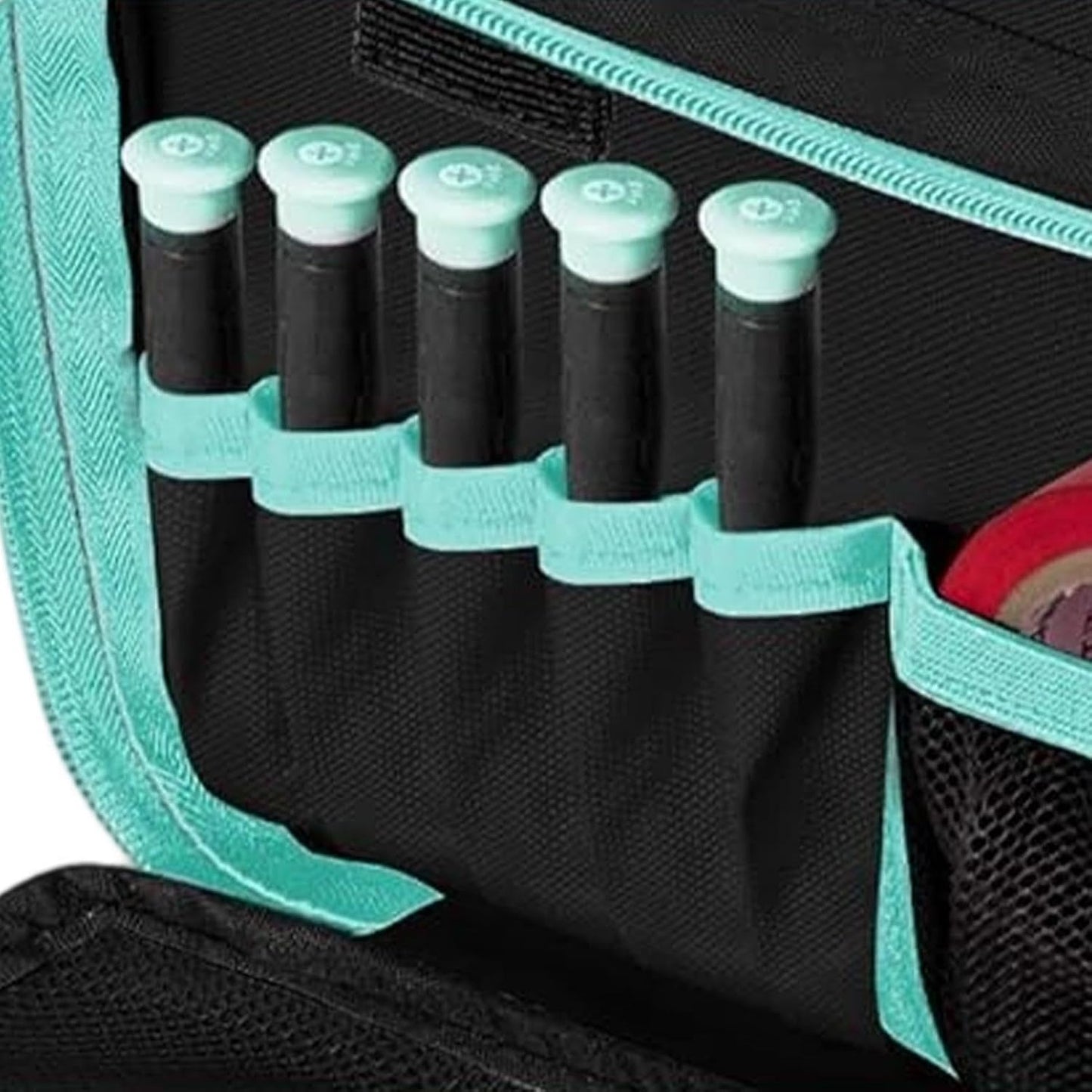  Tote à Outils - Housse De Rangement Portable En Toile Oxford,Sacs à Outils Robustes Avec Poignées,pour Les électriciens, Les Menuisiers, Travaux, Jardin, Dortoir, Université, Voyages, Construction Et