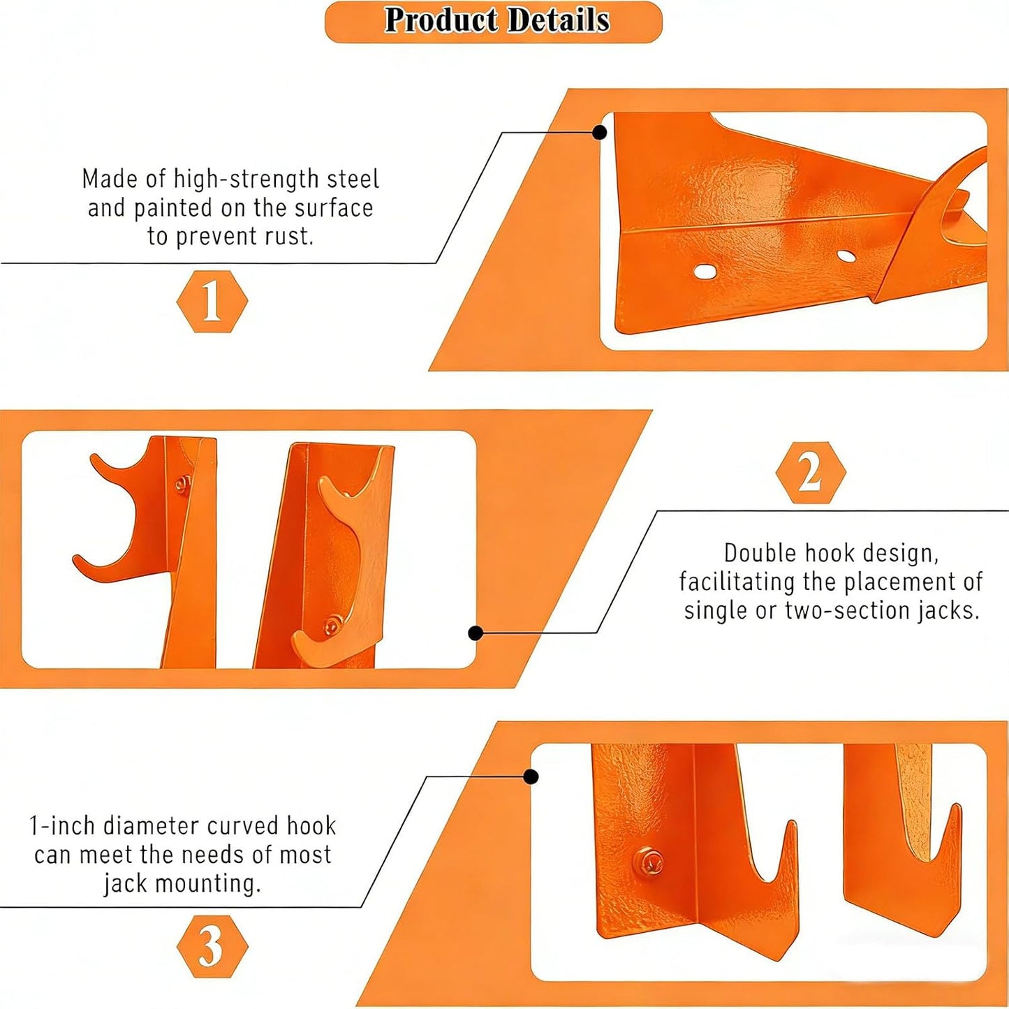  Lot De 2 étagères De Rangement Murales En Métal Robuste Pour Minimiser Et Maintenir En Toute Sécurité Les Outils Dans Le Support Jacob D'atelier