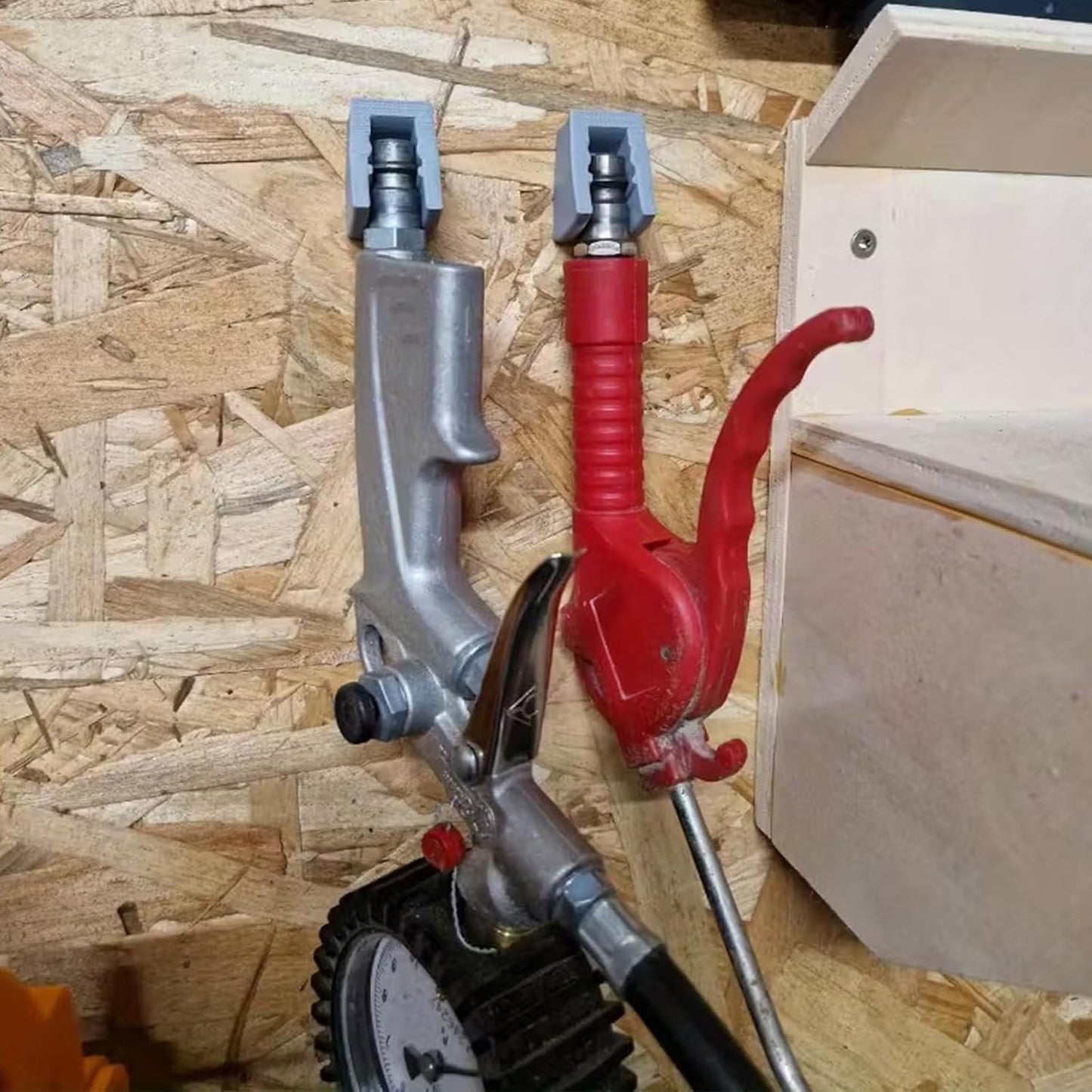  Supports à Outils Professionnels En Plastique, Lot De 4 Supports Muraux Pour Outils Pneumatiques, Pour Atelier Et Garage Efficaces, De Rangement Pour Technicien
