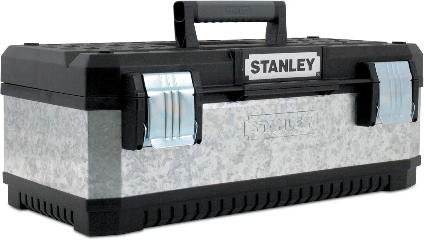  STANLEY 195618 Boîte à Outils En Métal Galvanisé 50 Cm