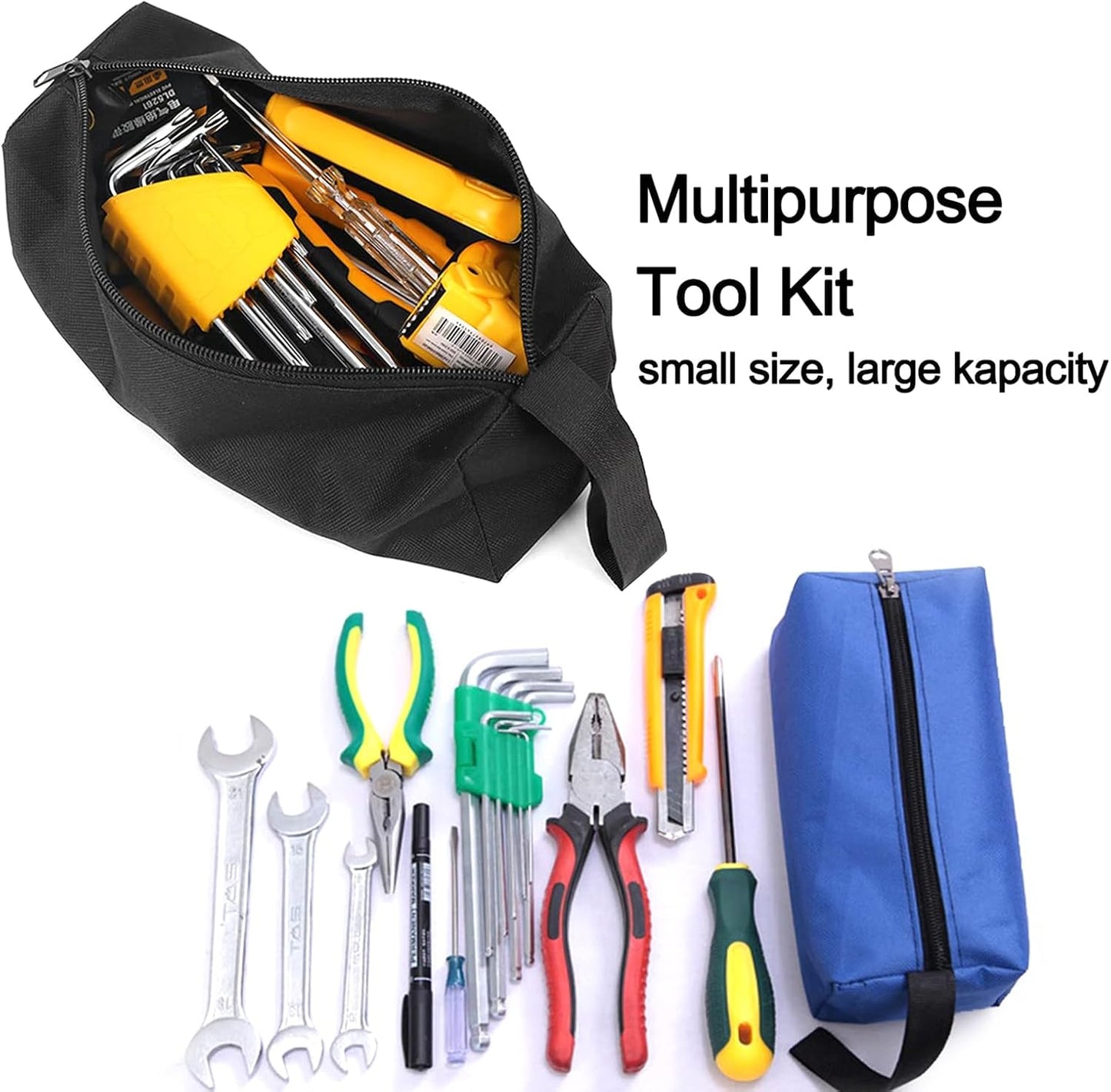  Lot De 5 Sacs à Outils Multifonctions étanches Pour Le Rangement Et L'organisation Des Outils