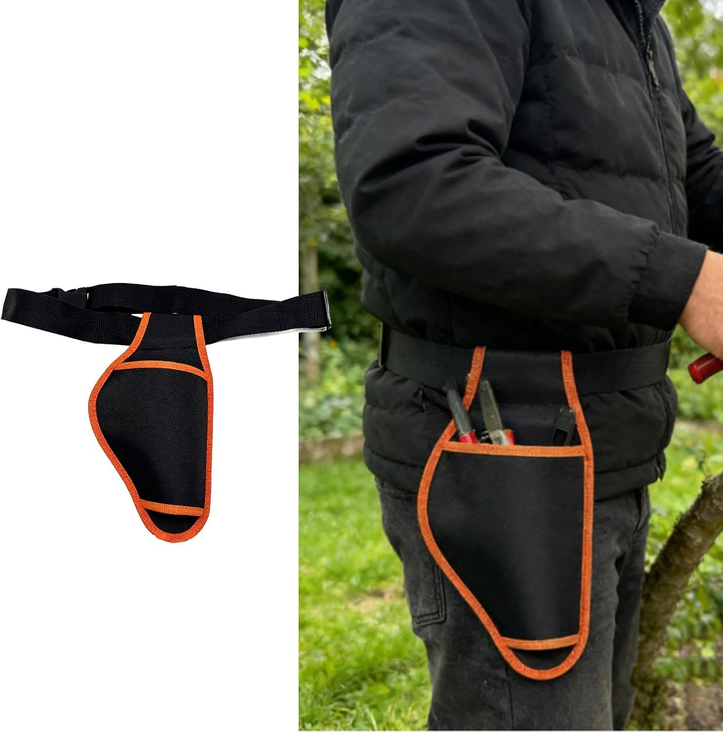  Sac De Ceinture à Outils Offrant Un Rangement Soigné Des équipements Essentiels, Un Accès Facile Aux Outils De Jardinage