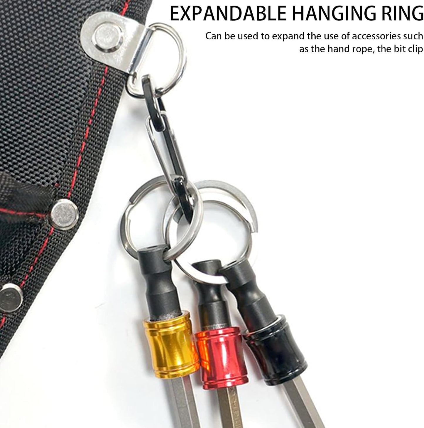 GENERIC Pochette De Travail, Poche De Charpentier Imperméable, 36 X 8 X 7,5 Cm, Résistante à L'usure, Porte-outils Compact, Design Léger Et Durable Pour électricien, Plomberie, Jardinage, Mécanicien