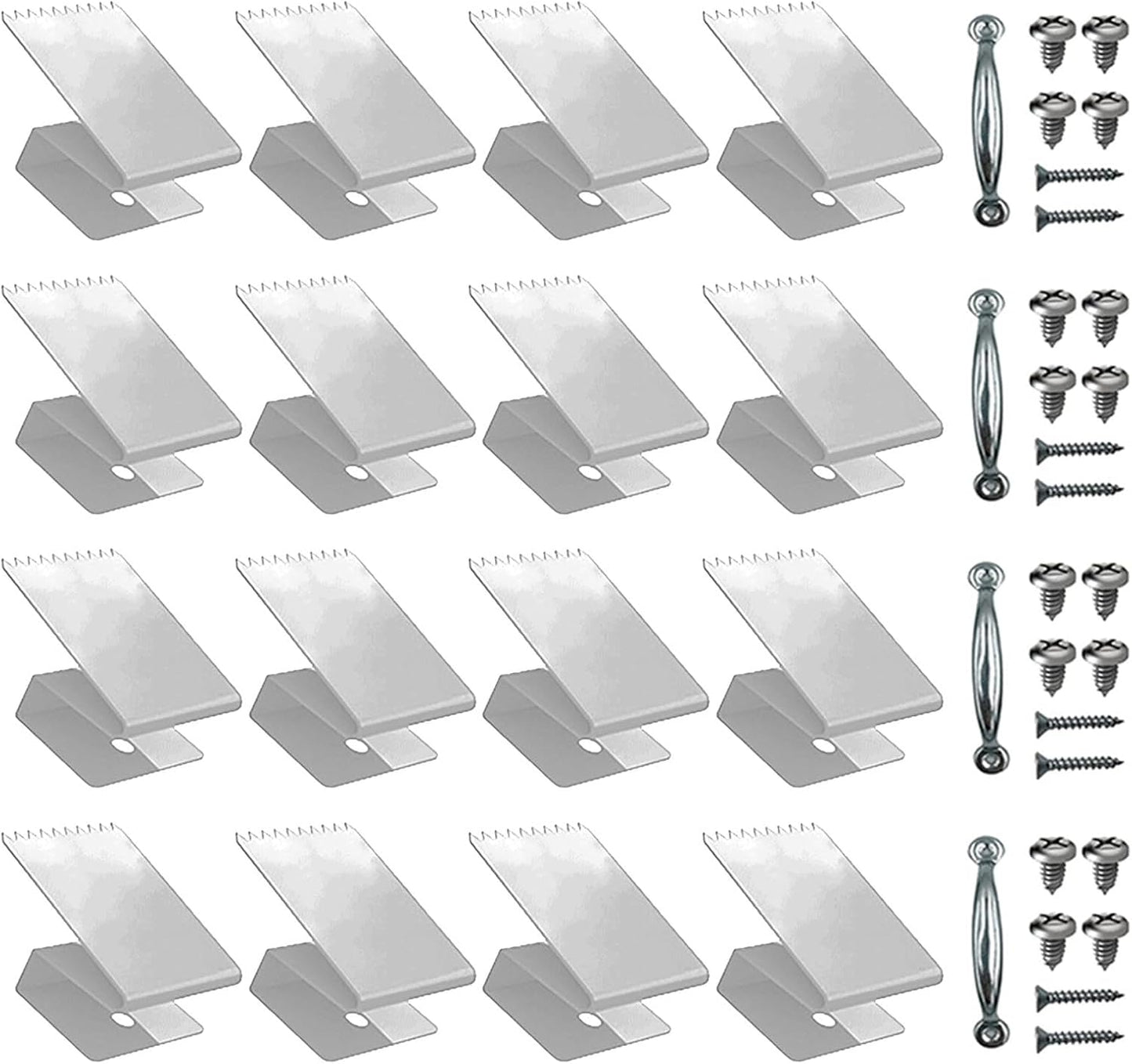  Window Fasteners | Window Clips | Window Shutter Clips, Window Protection Clips, Reusable Storm Clip Fasteners, Concrete Window Hardware, Window Shutter Clips