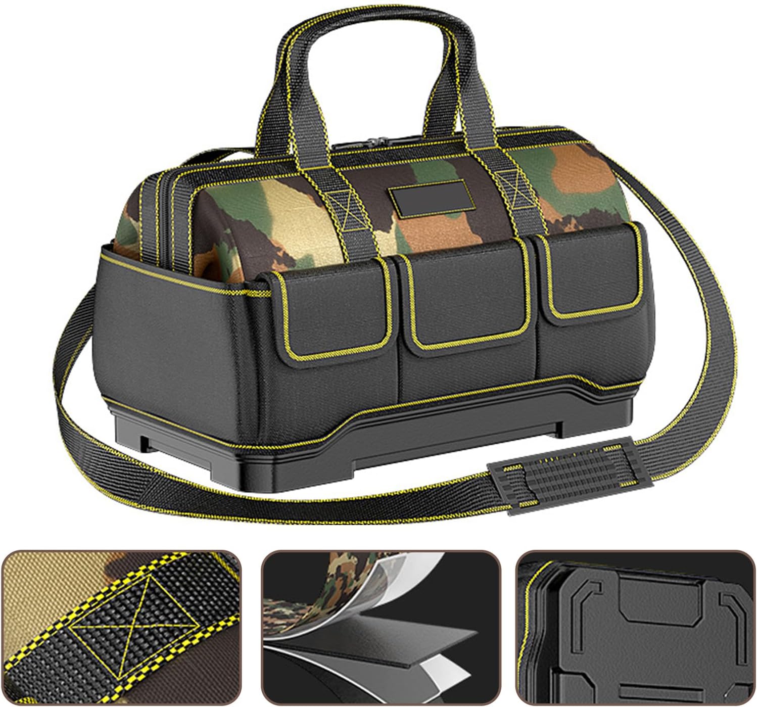  Sac à Outils Robuste, Organiseur Portable Extensible Avec Rangement à Ceinture, Porte-outils Pour électriciens, Mécaniques, Jardiniers, Constructeurs Et Professionnels De Voyage