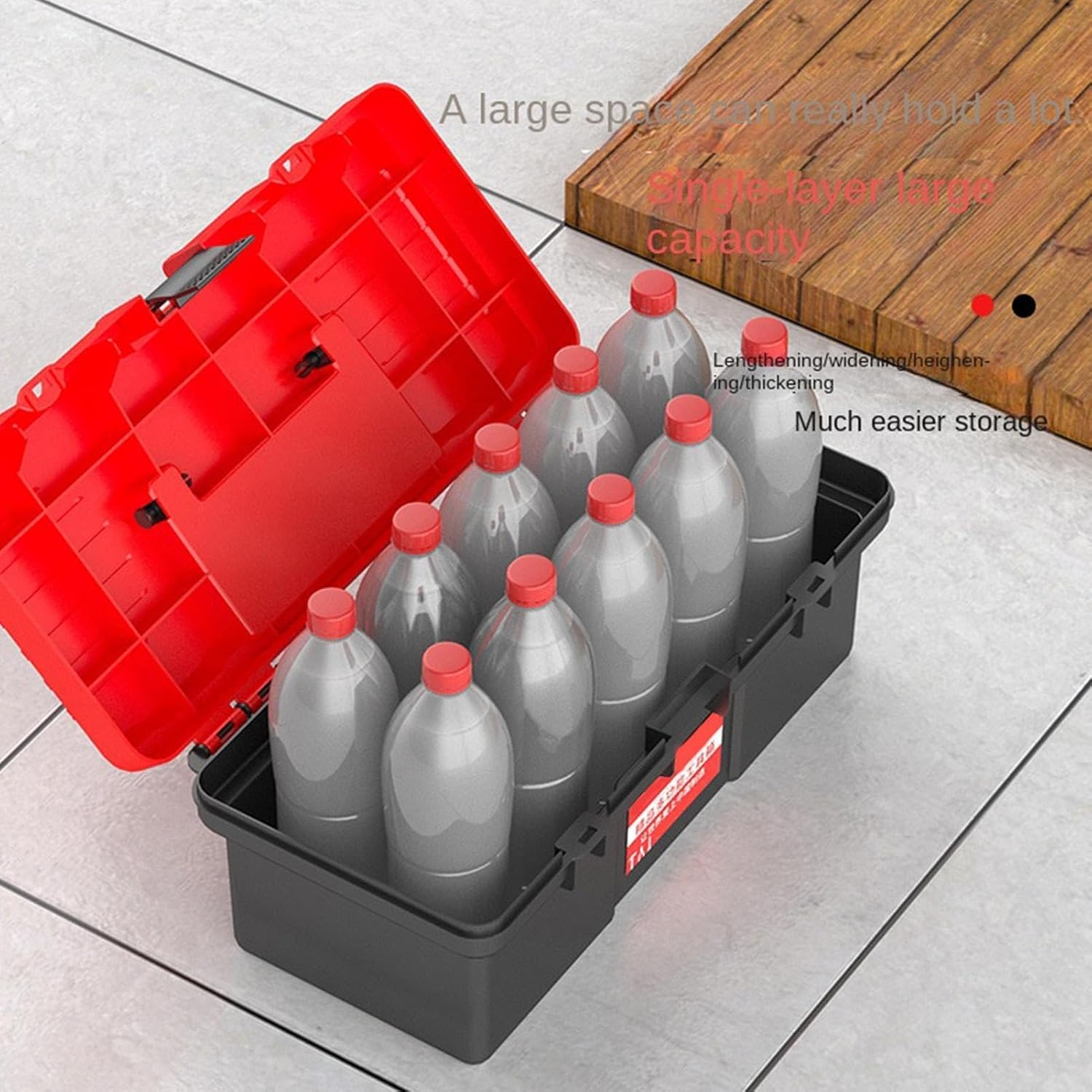 GENERIC Boîte à Outils Portable – Mini Boîte De Rangement Robuste, Boîte à Outils Compacte Avec Poignée, Rangement De Maison, Garage, Véhicule, Bureau, Boîtes à Outils Pour Voyage