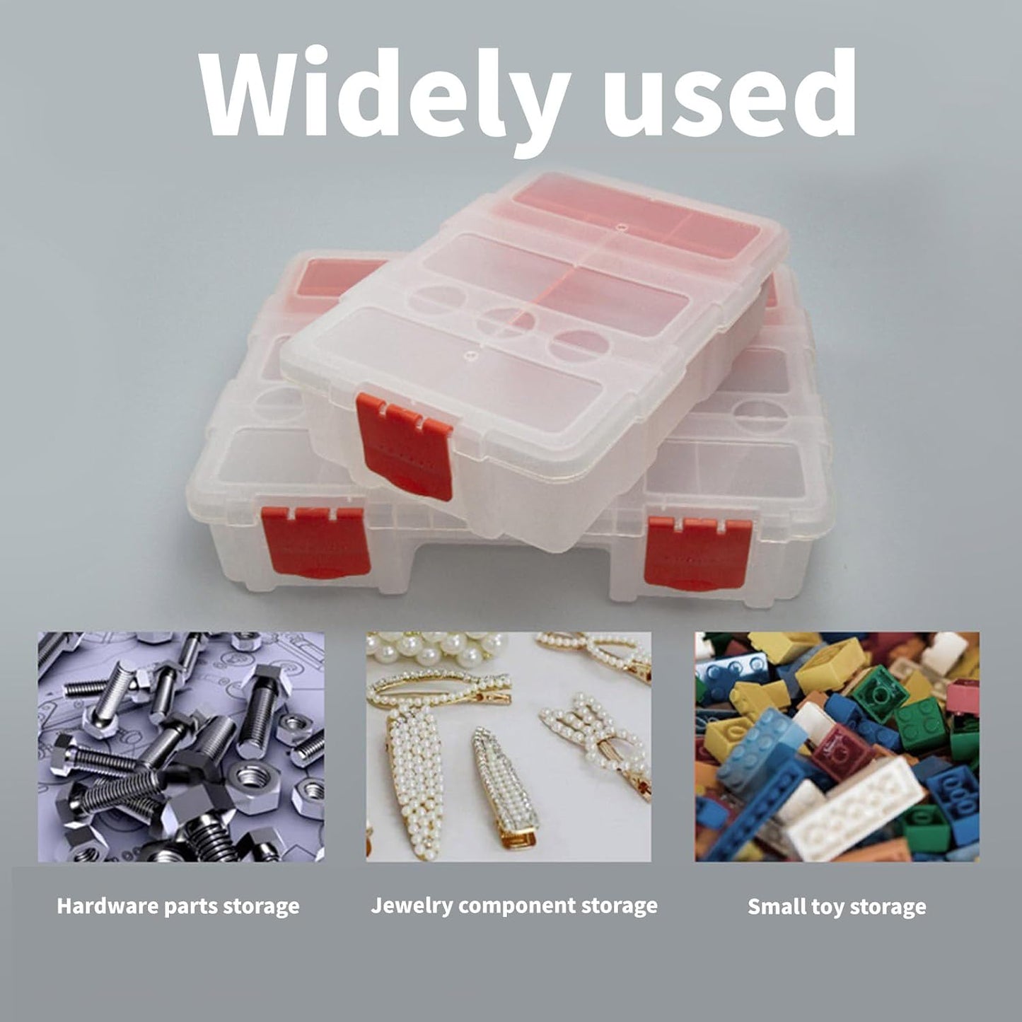  Organisateurs Matériel Organisateurs Petites Pièces Avec Boîte À Outils Stockage Diviseurs Amovibles Pour Les Bols Vis Des Ongles