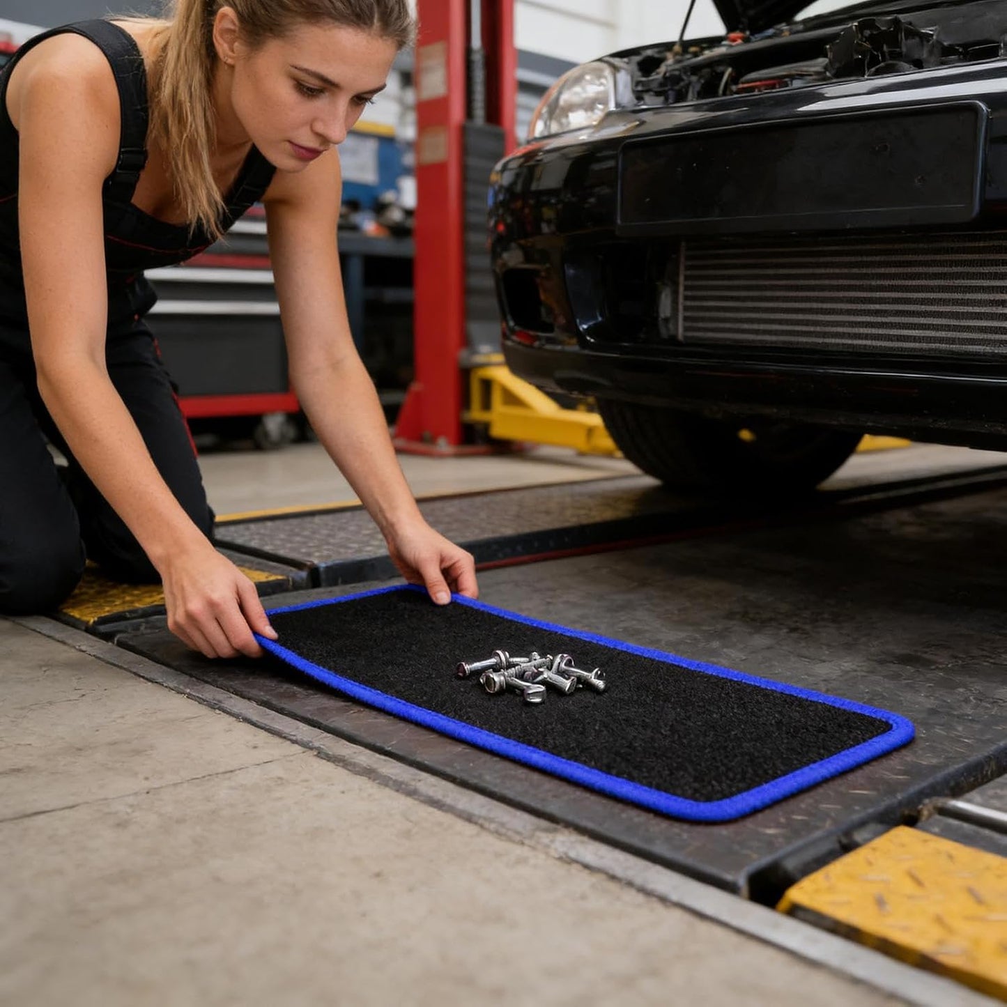 Tapis Porte-outils Magnétique-paquet De 3 Organisateurs Avec Protection En PVC, Plateau De Pièces Pour Vis, Boulons, Outils, Stockage D'atelier De Garage à Domicile, Projets De Réparation