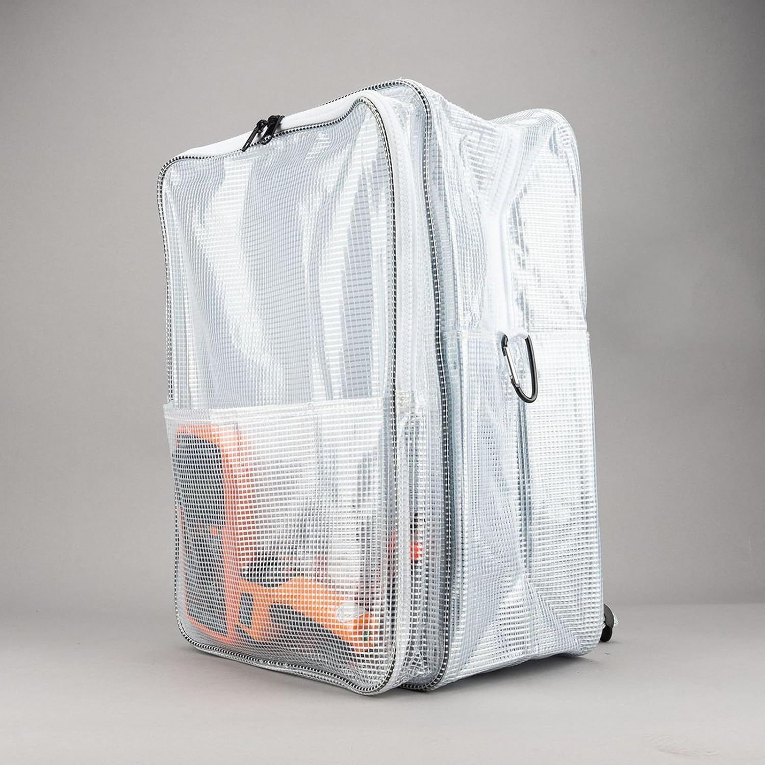  Sac à Dos Transparent Anti-statique De Grande Capacité En PVC Ergonomique Pour Les Aventures En Plein Air Sac à Dos De Travail Essentiel Sac à Outils