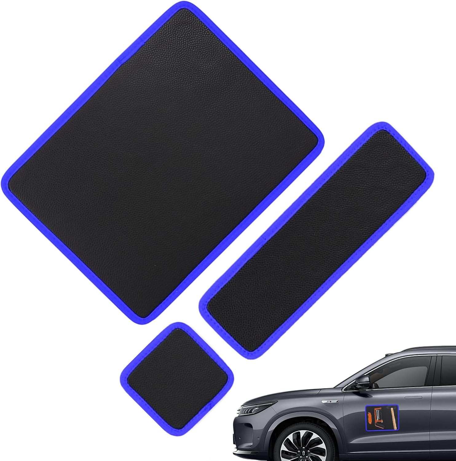  Tapis Porte-outils Magnétique-paquet De 3 Organisateurs Avec Protection En PVC, Plateau De Pièces Pour Vis, Boulons, Outils, Stockage D'atelier De Garage à Domicile, Projets De Réparation