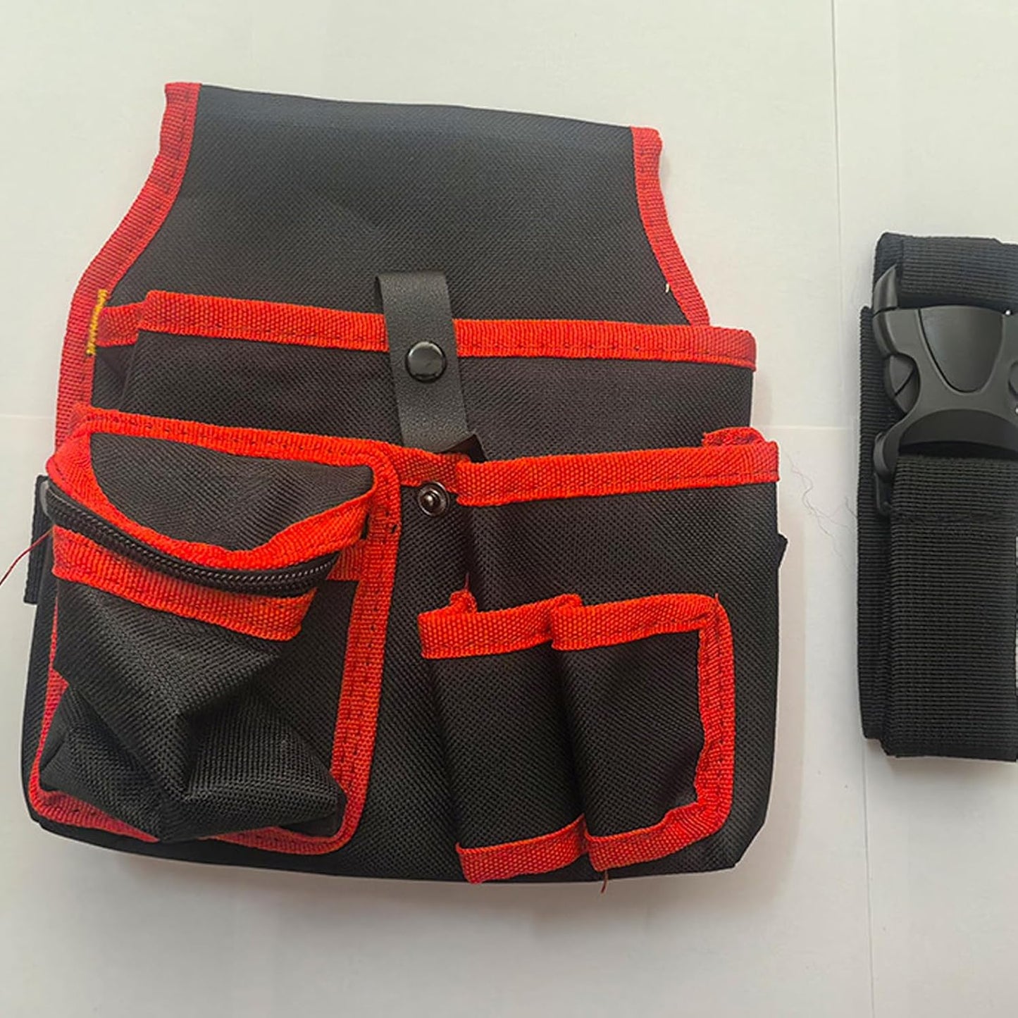  Porte-outils En Toile Résistant Aux Déchirures Léger Et Compact 200 G Avec Pochettes à Outils De Base Pour Les Professionnels Sac En Toile Robuste