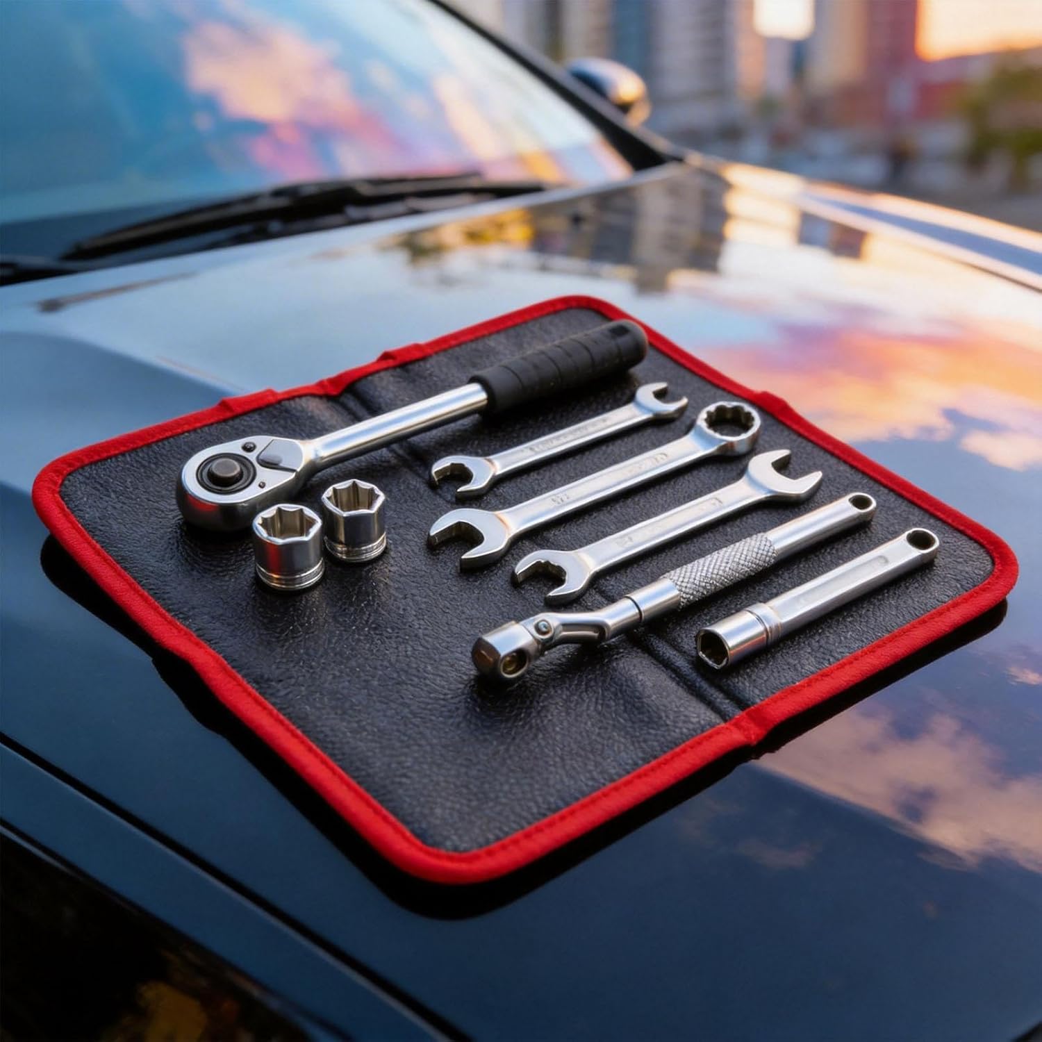  Tapis Magnétique Pour Outils - Support Pliable Pour Pièces Détachées | Tapis Aimanté Pour Réparation Auto - Pour Garage Maison Voiture Auto Bricolage Électronique Clés Tournevis Boulons