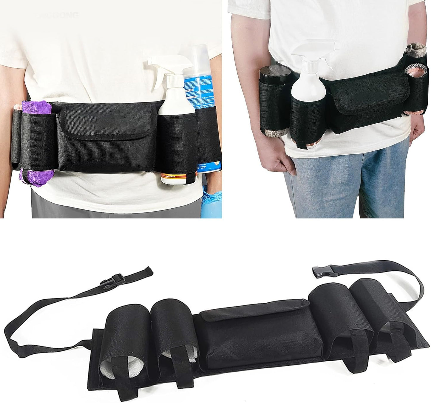  Sac Banane, Porte-canettes De Boisson, Outil Réglable, Téléphone, Bière, Ceinture, Bouteille Pour Hommes, Nettoyage De Sacs Banane